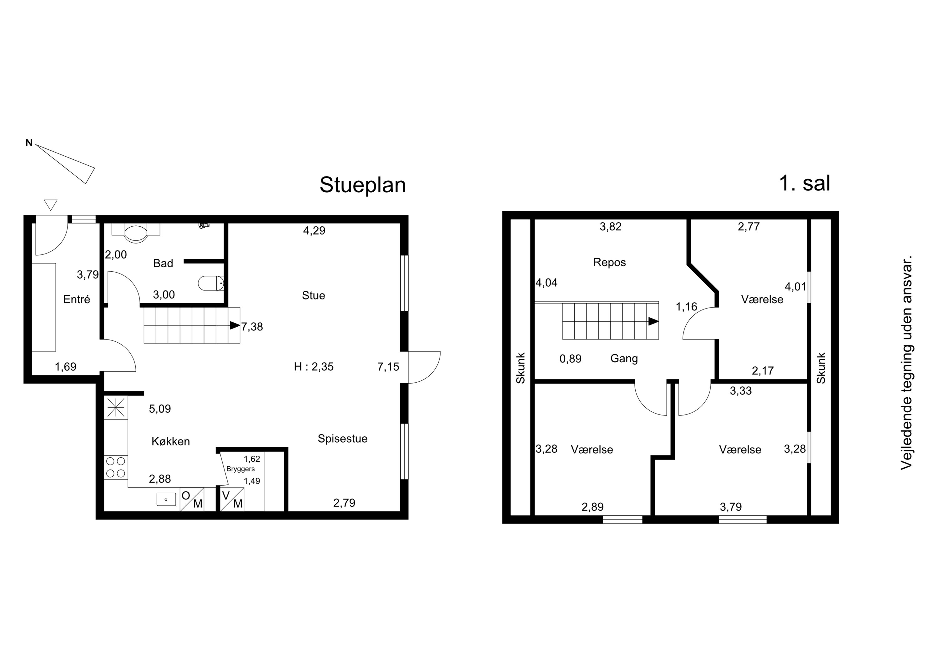 Plantegninger billede af Skolevej 17L, 4632 Bjæverskov