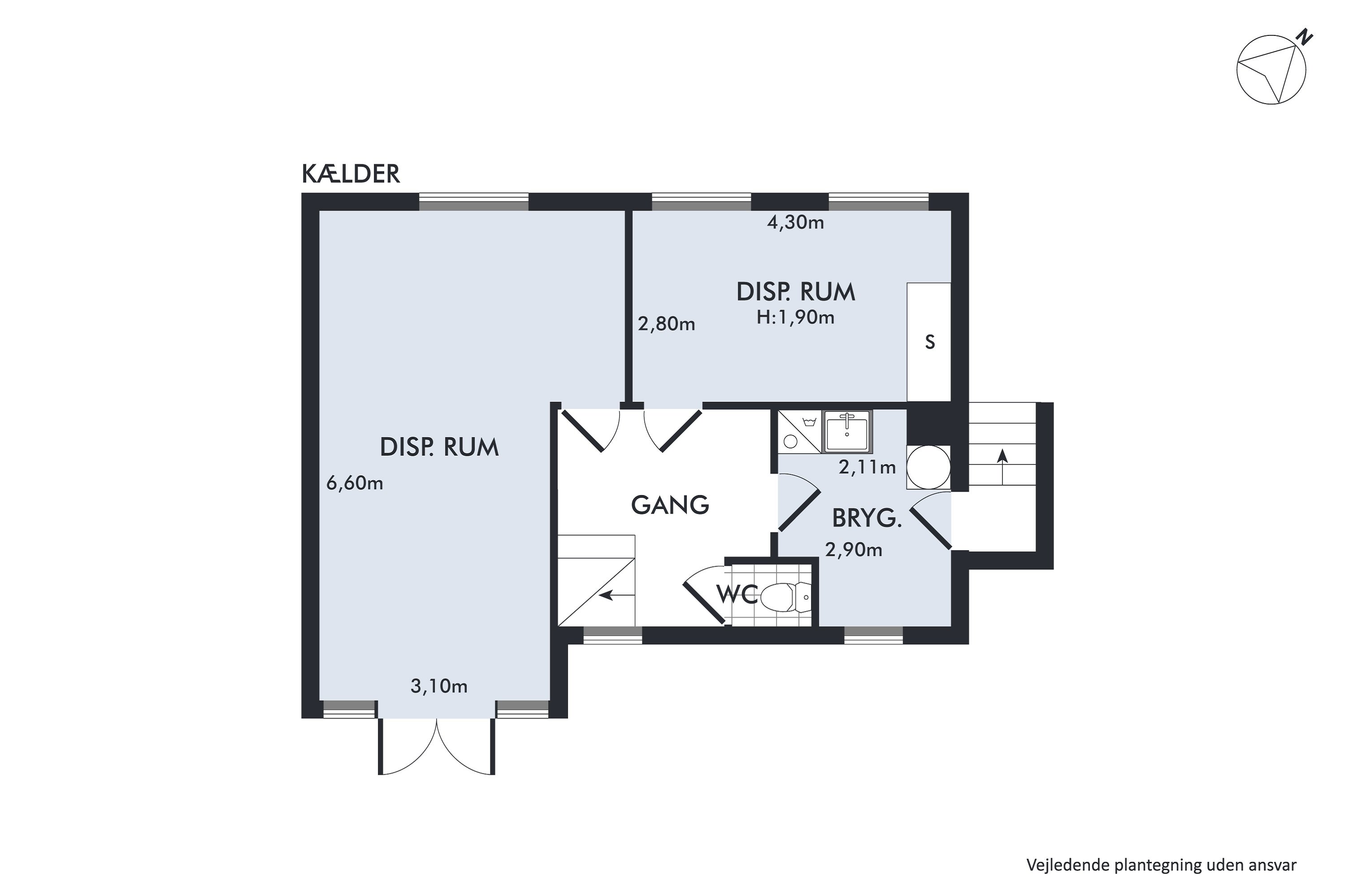 Plantegninger billede af Sæbjørnsvej 3, 2880 Bagsværd