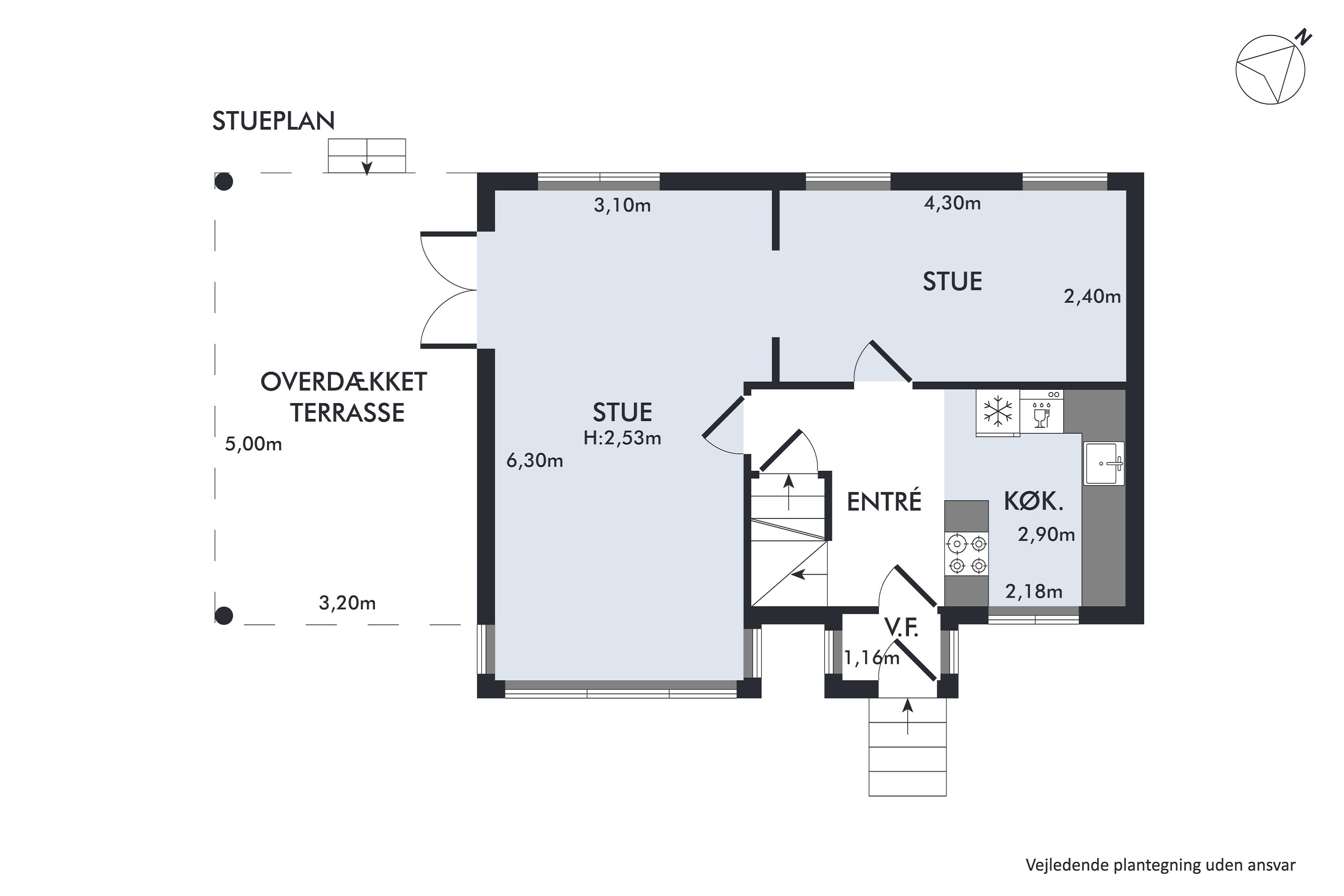 Plantegninger billede af Sæbjørnsvej 3, 2880 Bagsværd