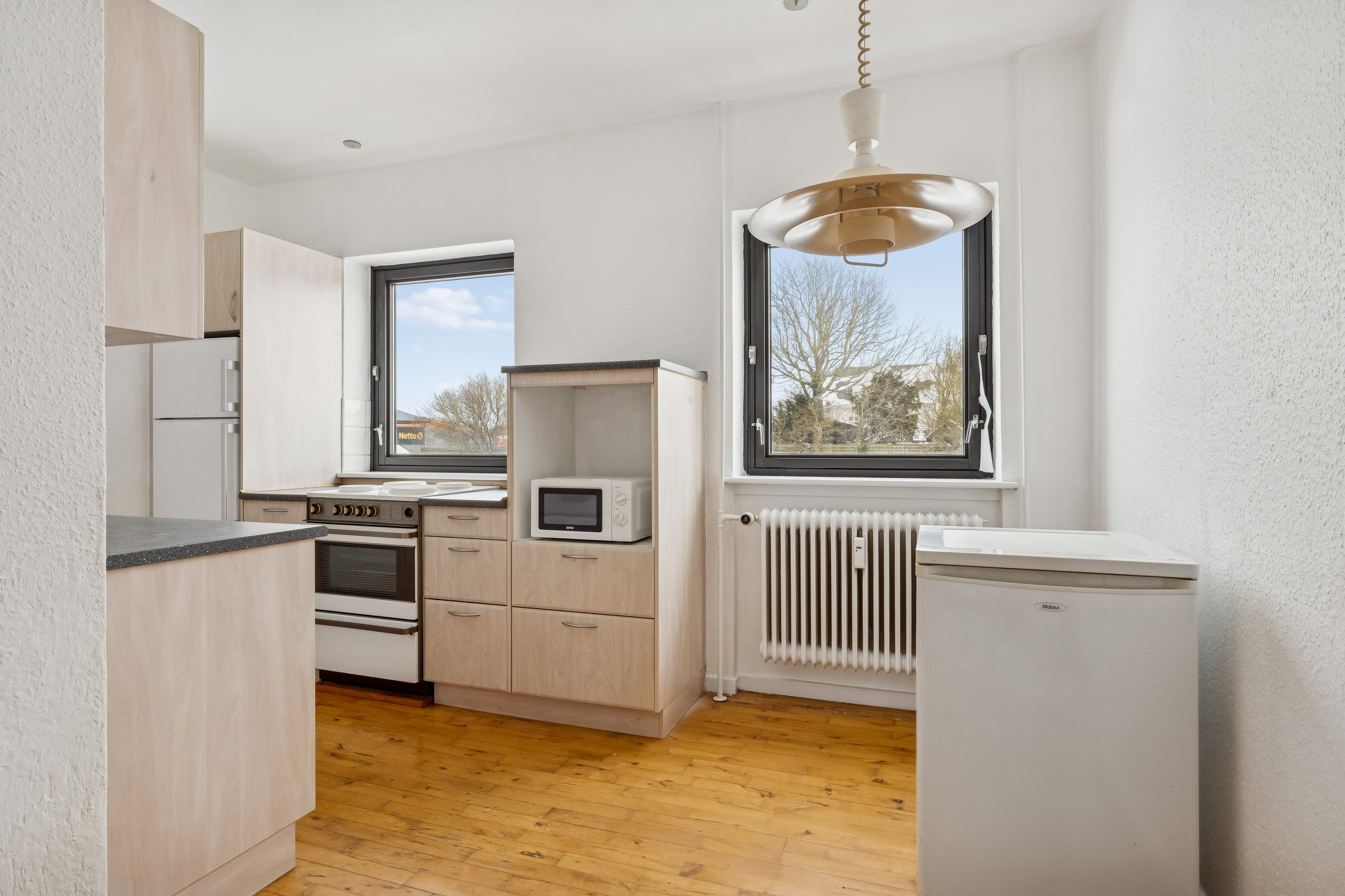 Fremhævet køkken billede i fuldskærmstilstand. Billede af Hadsundvej 86C, 1. tv., Vejgård, 9000 Aalborg