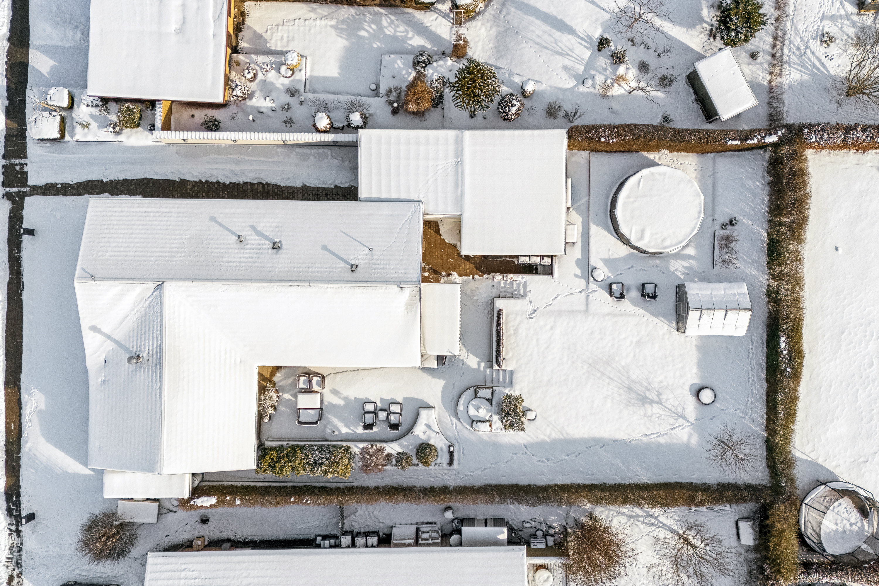 Fremhævet luftfoto billede i fuldskærmstilstand. Billede af Gransangervej 12, Snestrup, 5210 Odense NV