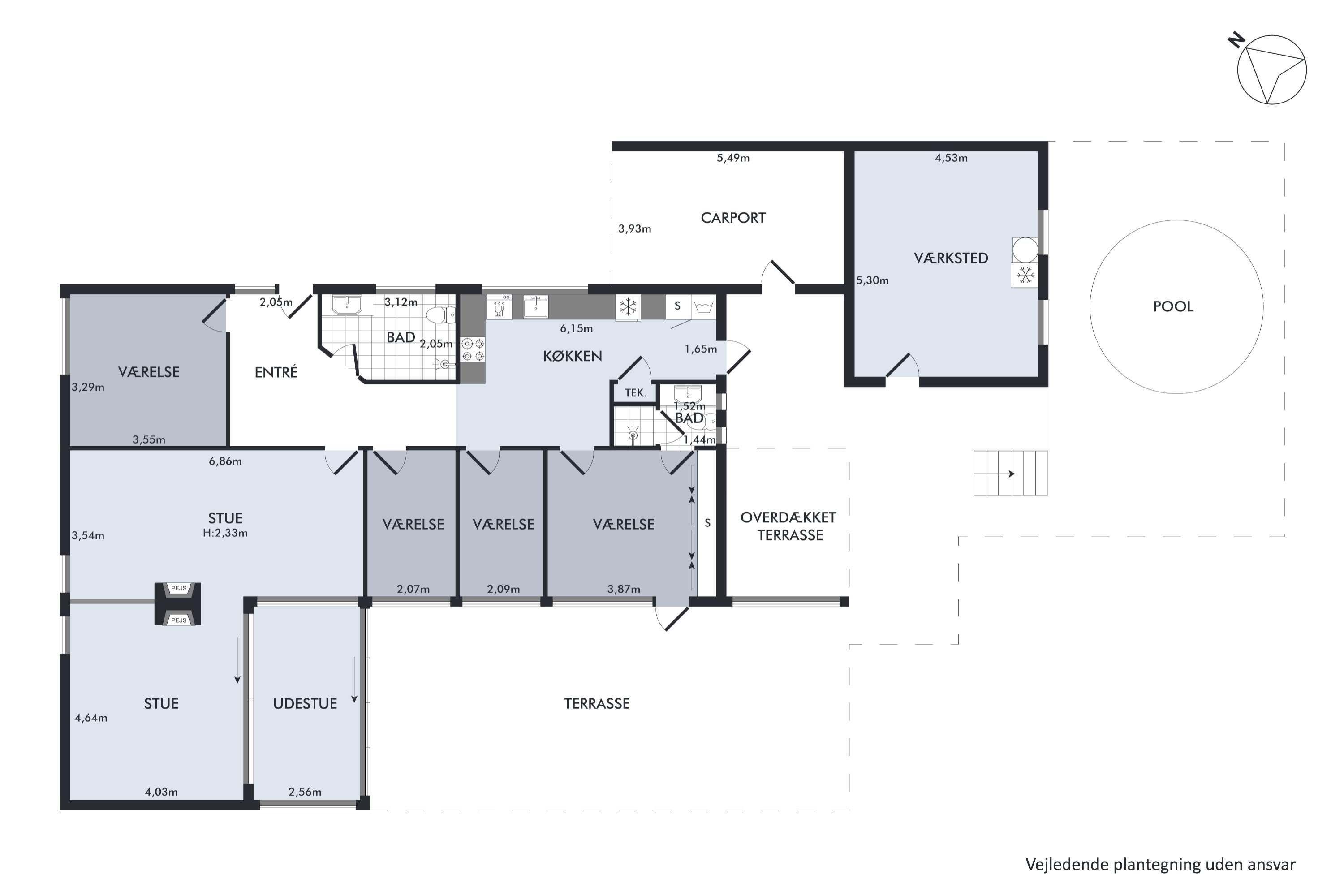 Plantegninger billede af Gransangervej 12, Snestrup, 5210 Odense NV