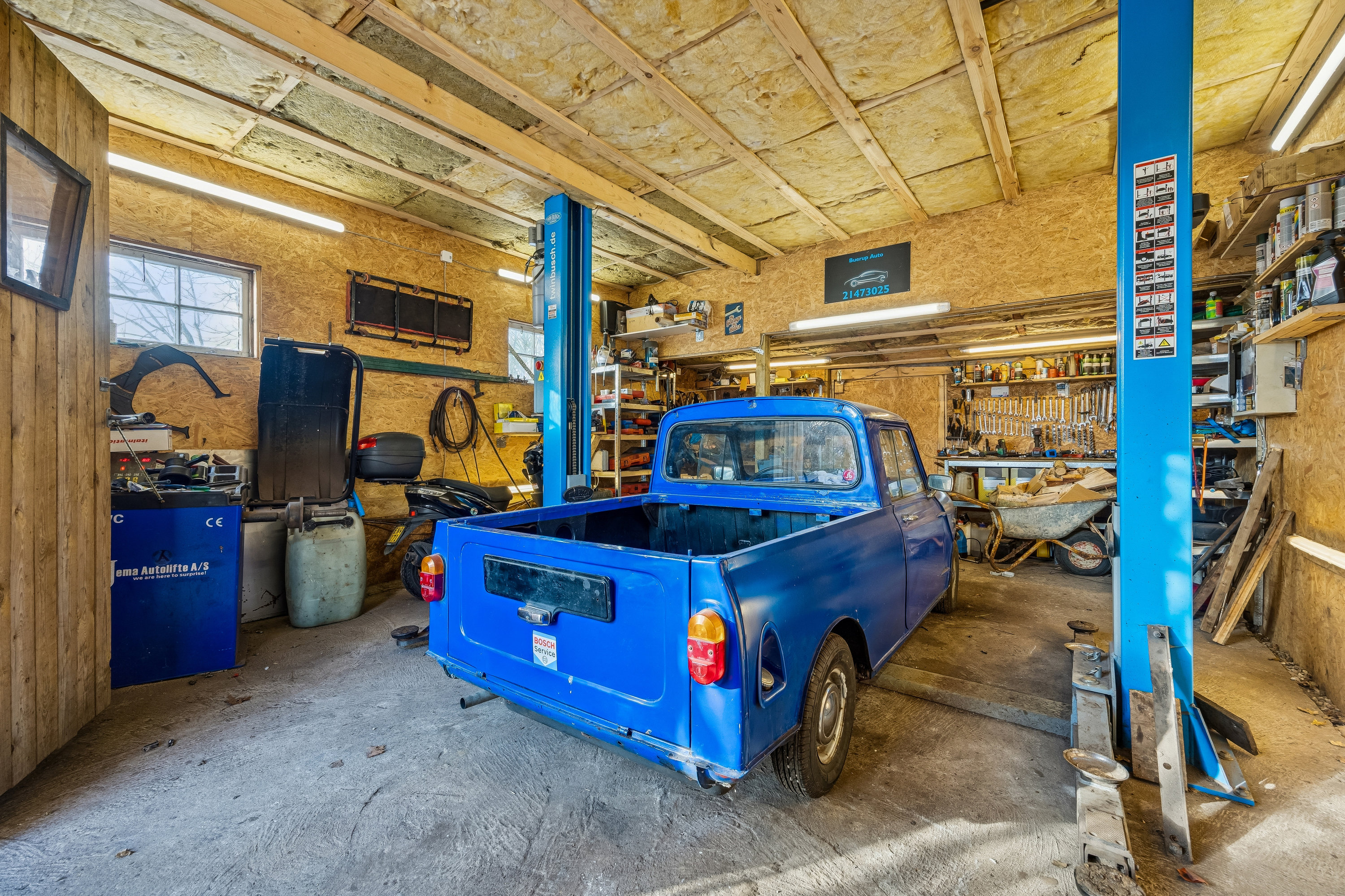 Fremhævet garage billede i fuldskærmstilstand. Billede af Buerupvej 53, Buerup, 4450 Jyderup