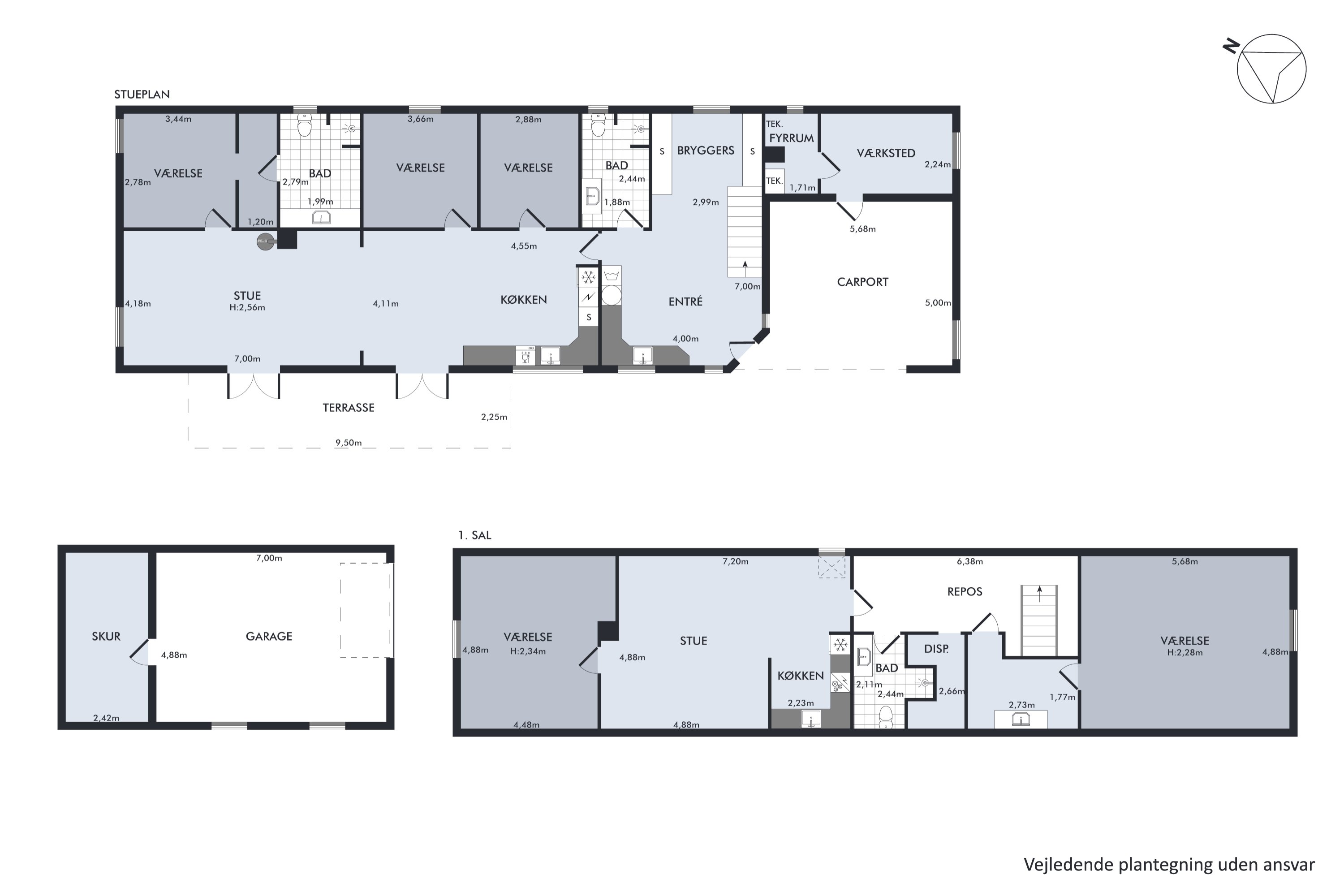Plantegninger billede af Buerupvej 53, Buerup, 4450 Jyderup