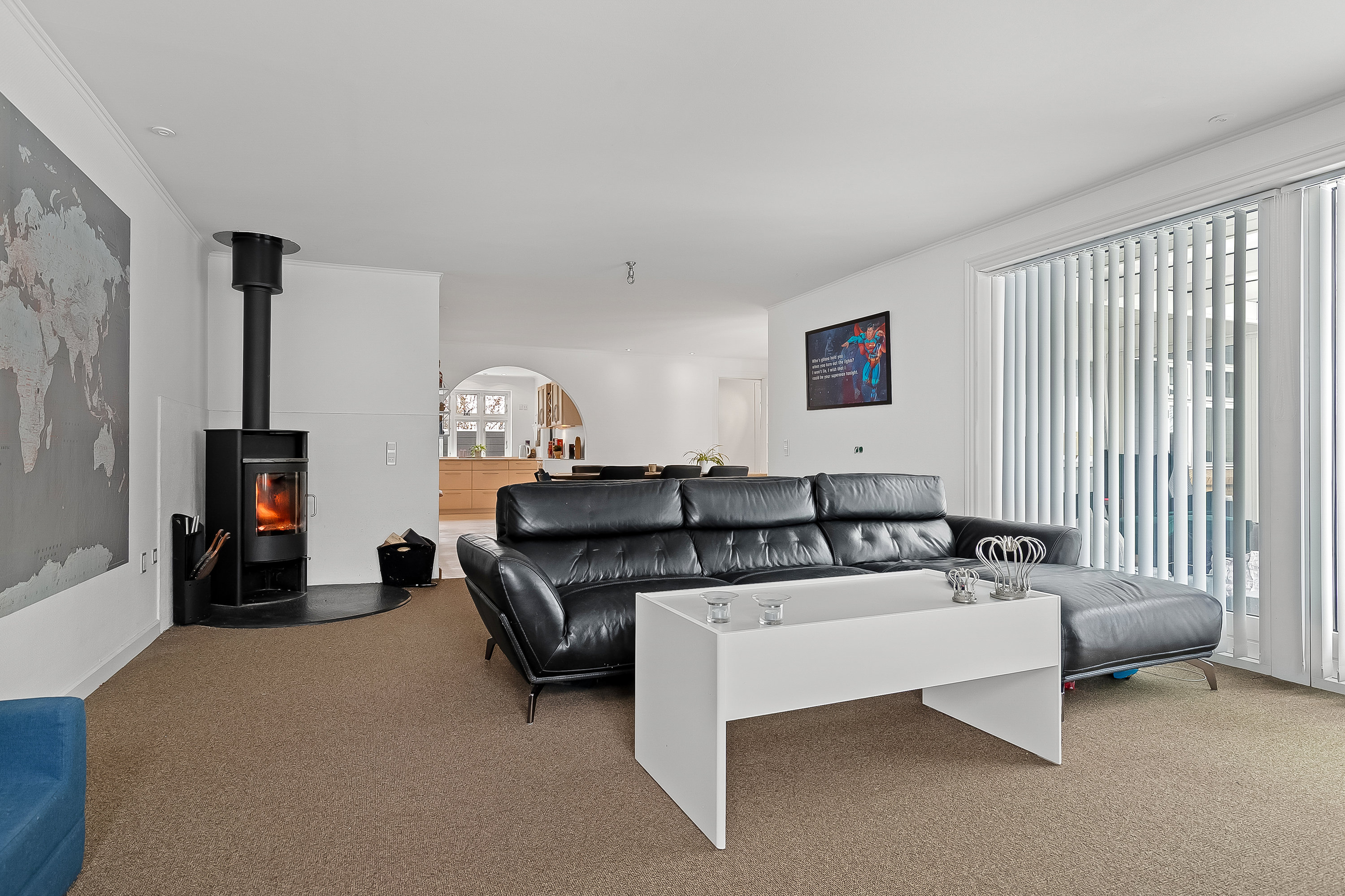 Fremhævet stue billede i fuldskærmstilstand. Billede af Forsythiavej 46, Egeskov, 7000 Fredericia