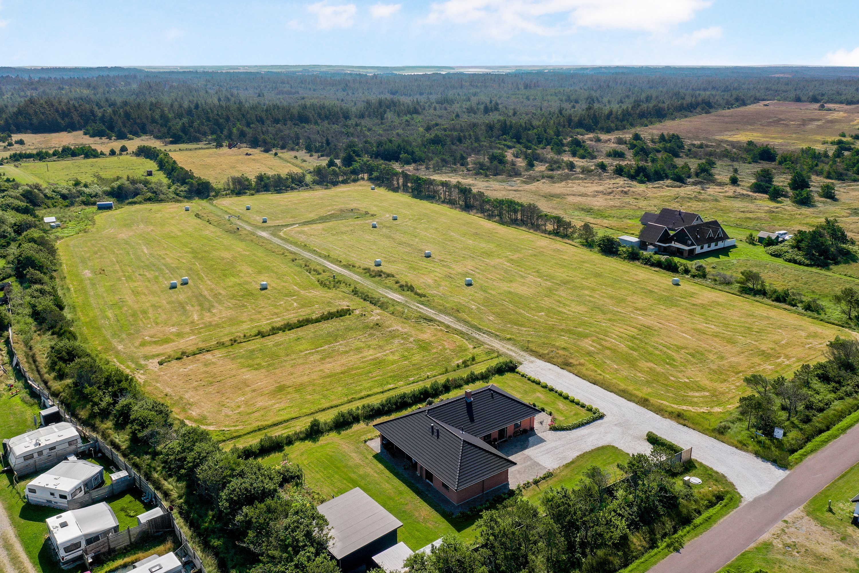 Miniaturebillede 1: luftfoto. Billede af Stenbjerg Parken 12, Stenbjerg, 7752 Snedsted