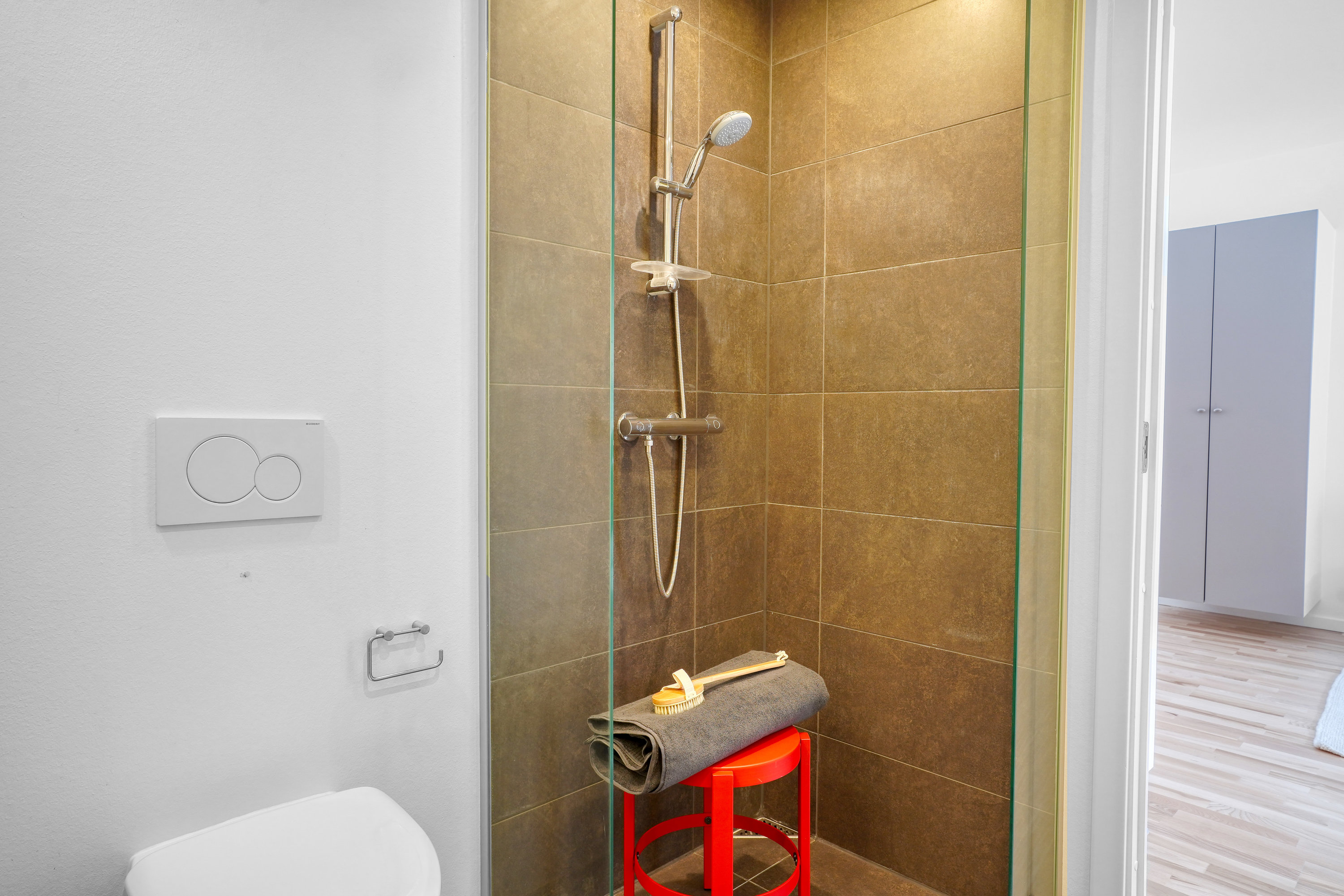 Fremhævet badeværelse billede i fuldskærmstilstand. Billede af Tove Maës Vej 6, 1. tv., 2500 Valby