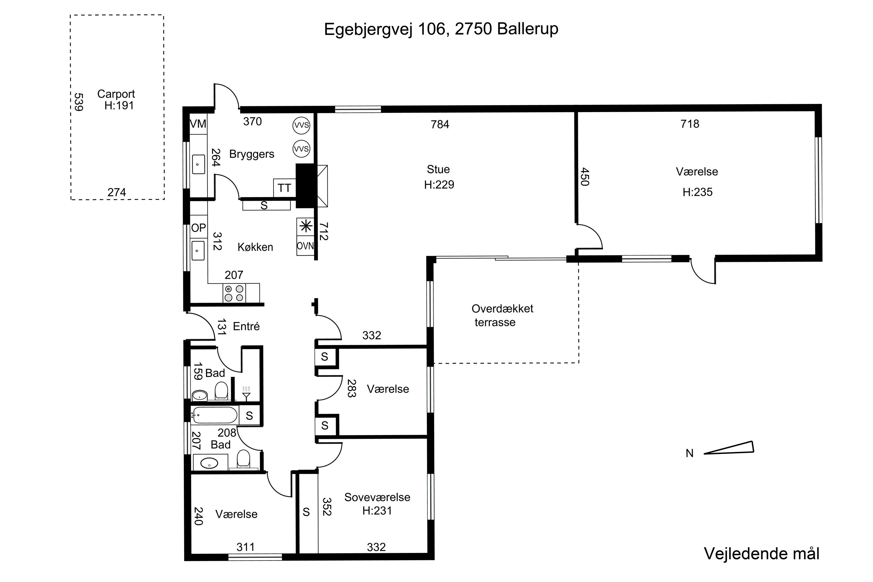 Plantegninger billede af Egebjergvej 106, 2750 Ballerup