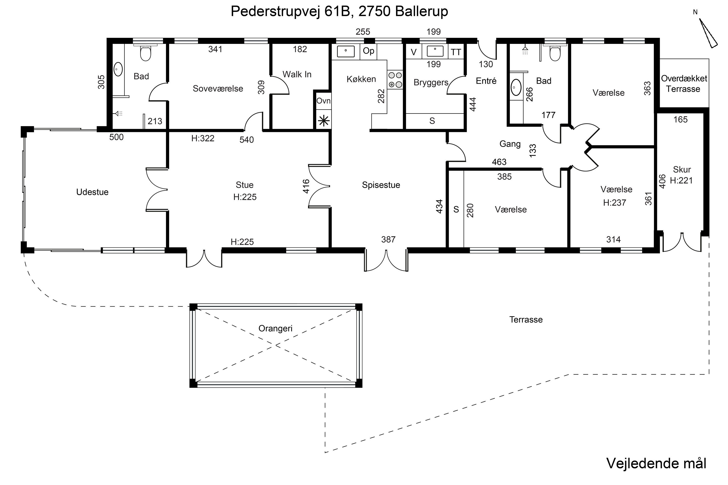 Plantegninger billede af Pederstrupvej 61B, 2750 Ballerup