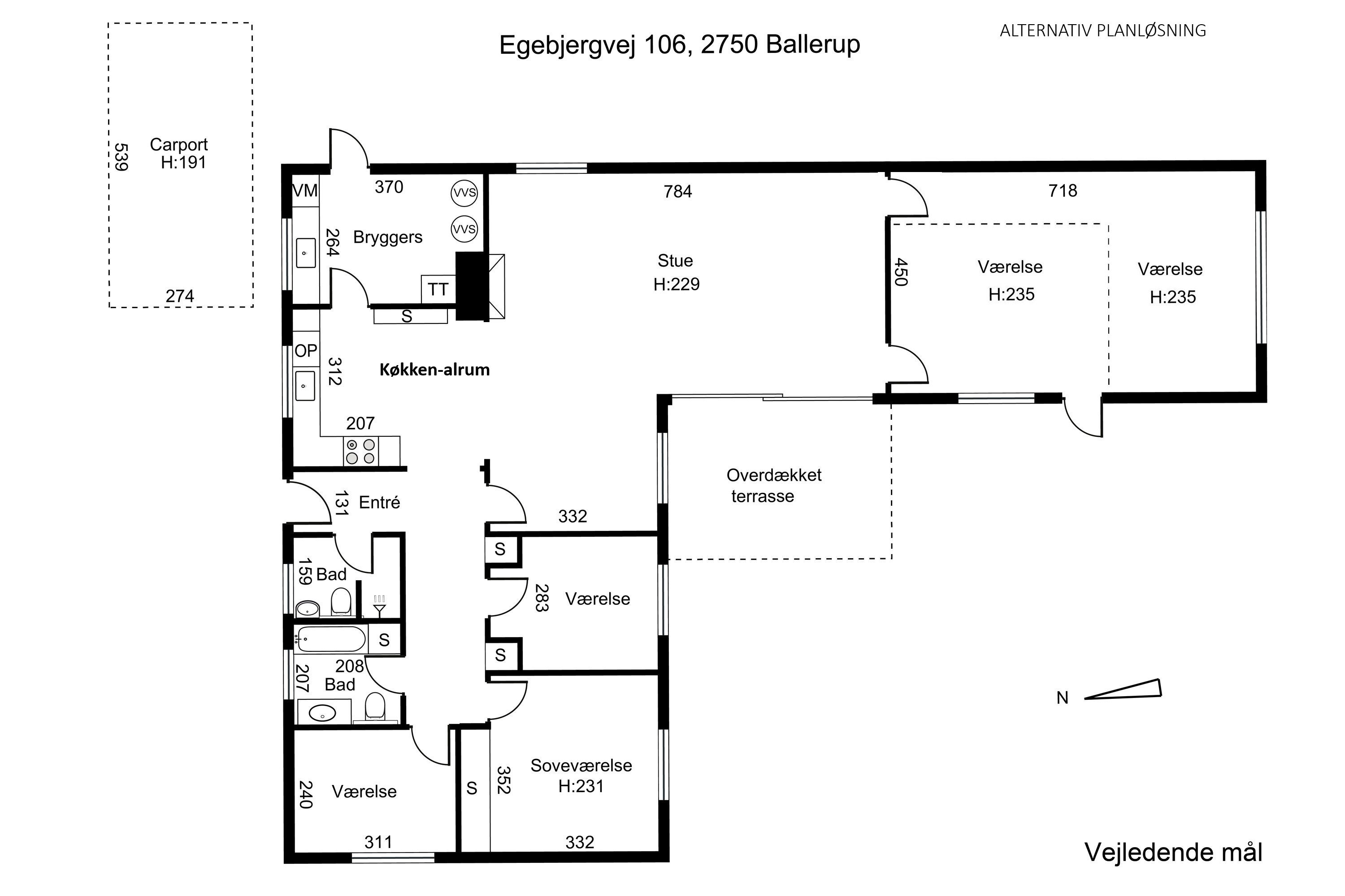 Plantegninger billede af Egebjergvej 106, 2750 Ballerup