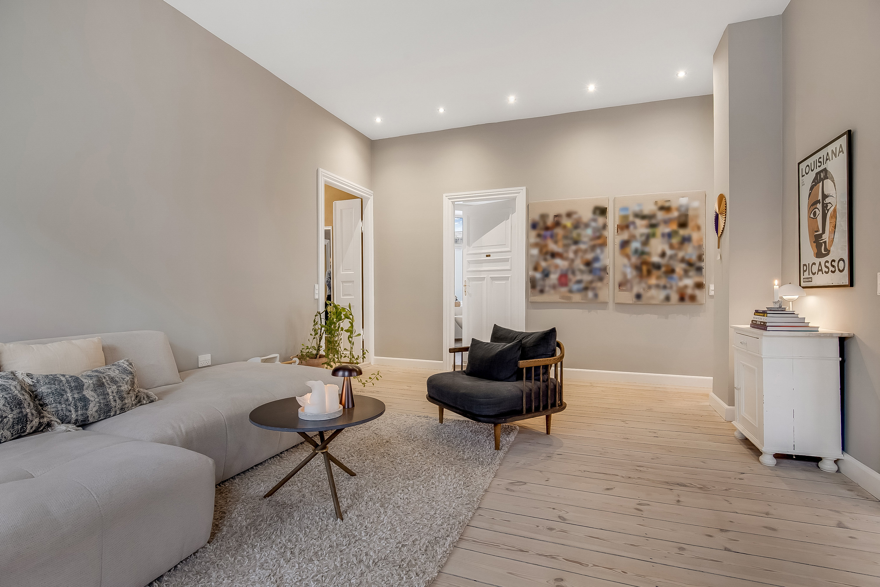 Fremhævet stue billede i fuldskærmstilstand. Billede af Helligkorsgade 2B, 2. tv., 6000 Kolding