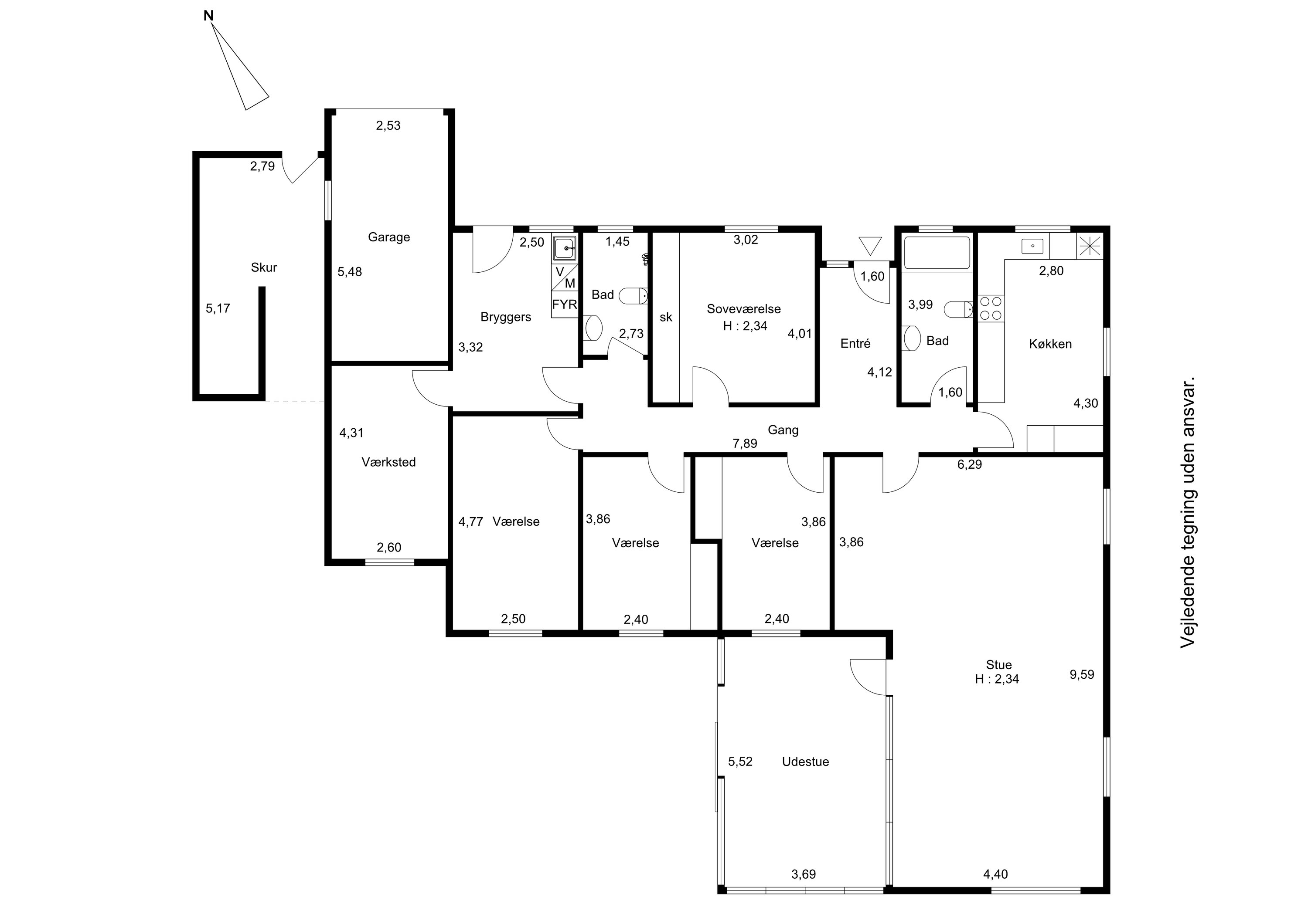 Plantegninger billede af Snebærvej 11, Ølsemagle, 4600 Køge