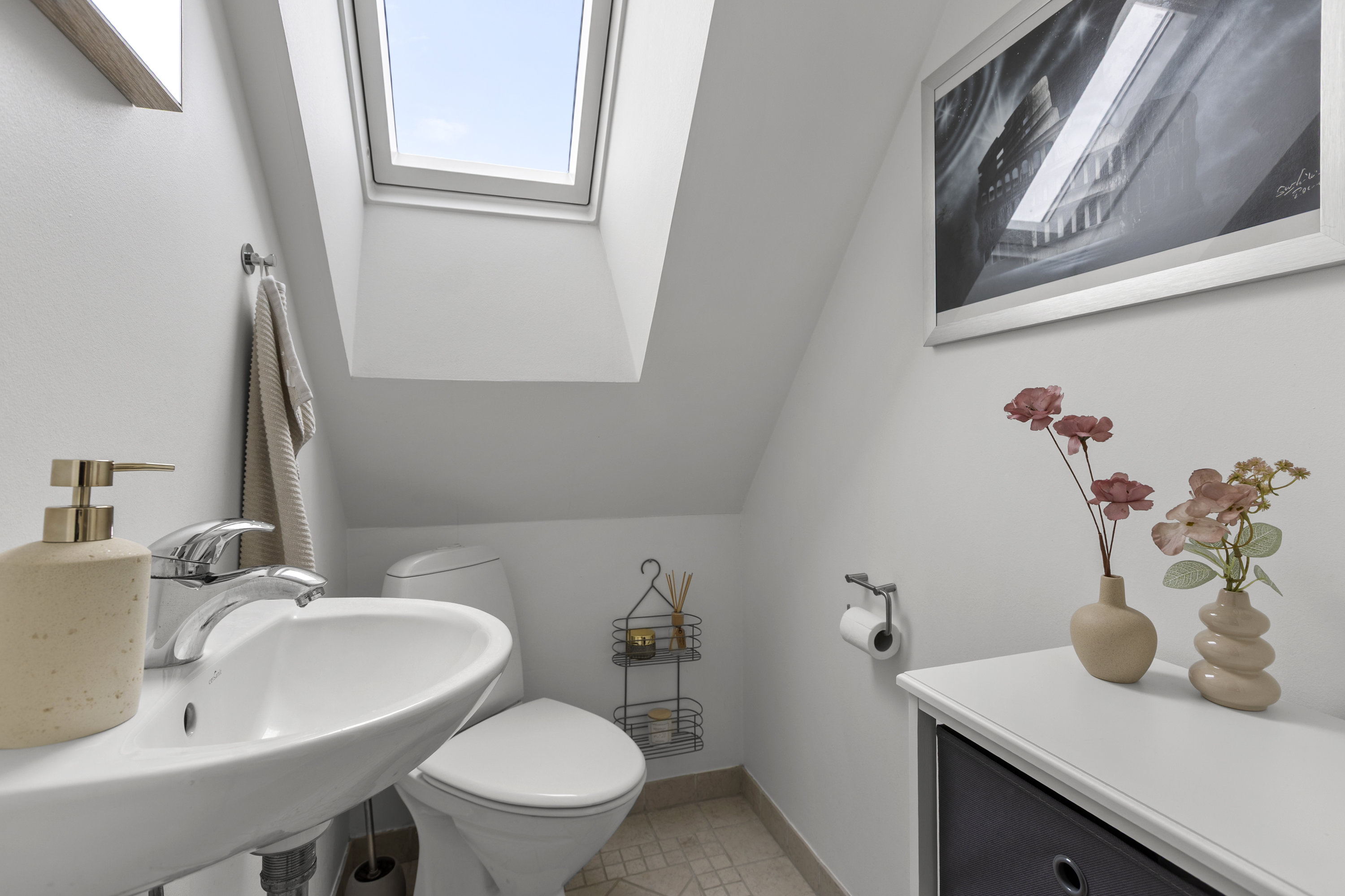 Fremhævet toilet billede i fuldskærmstilstand. Billede af Valbygårdsvej 64, 4200 Slagelse