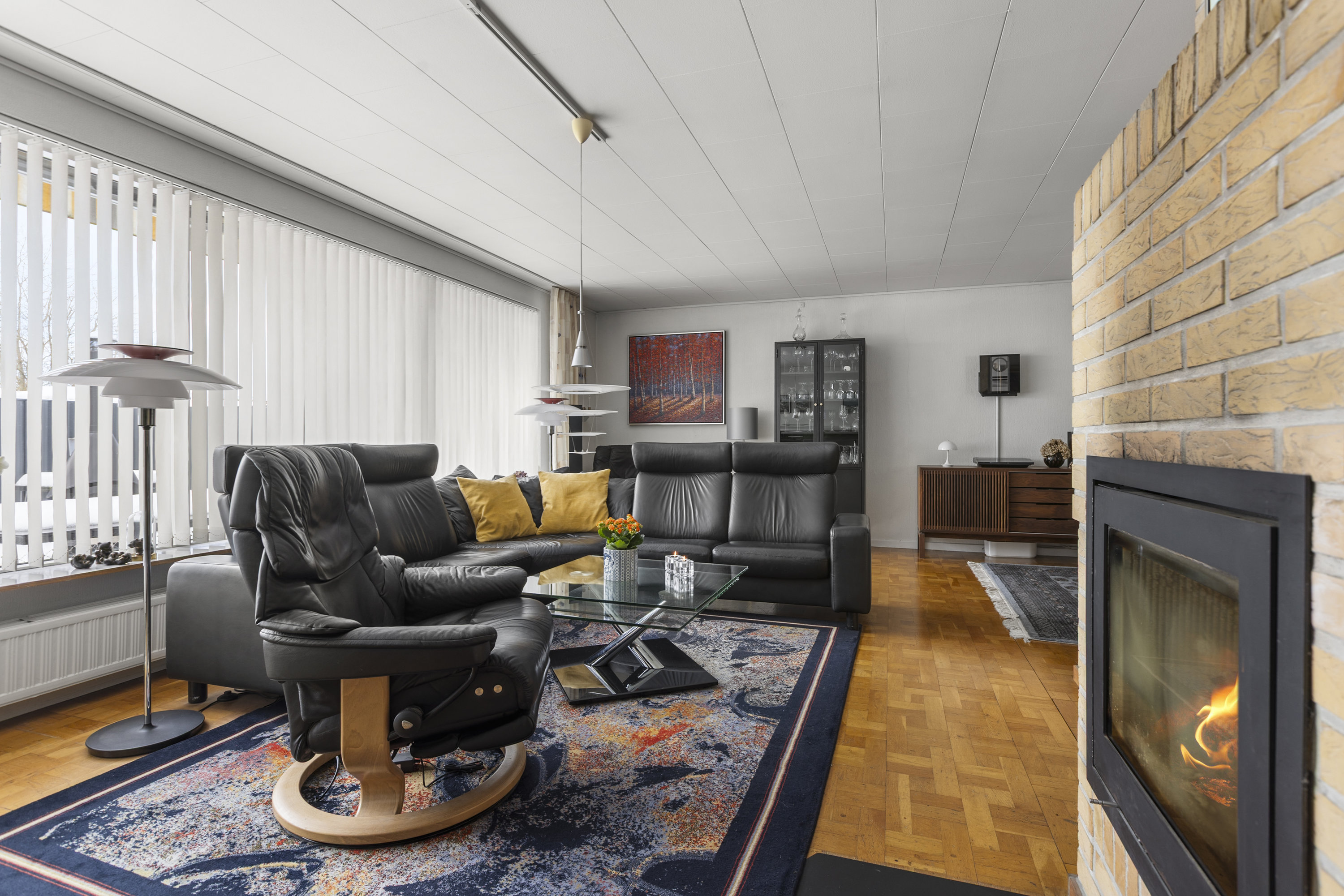 Fremhævet stue billede i fuldskærmstilstand. Billede af Liselundvej 2, 4200 Slagelse