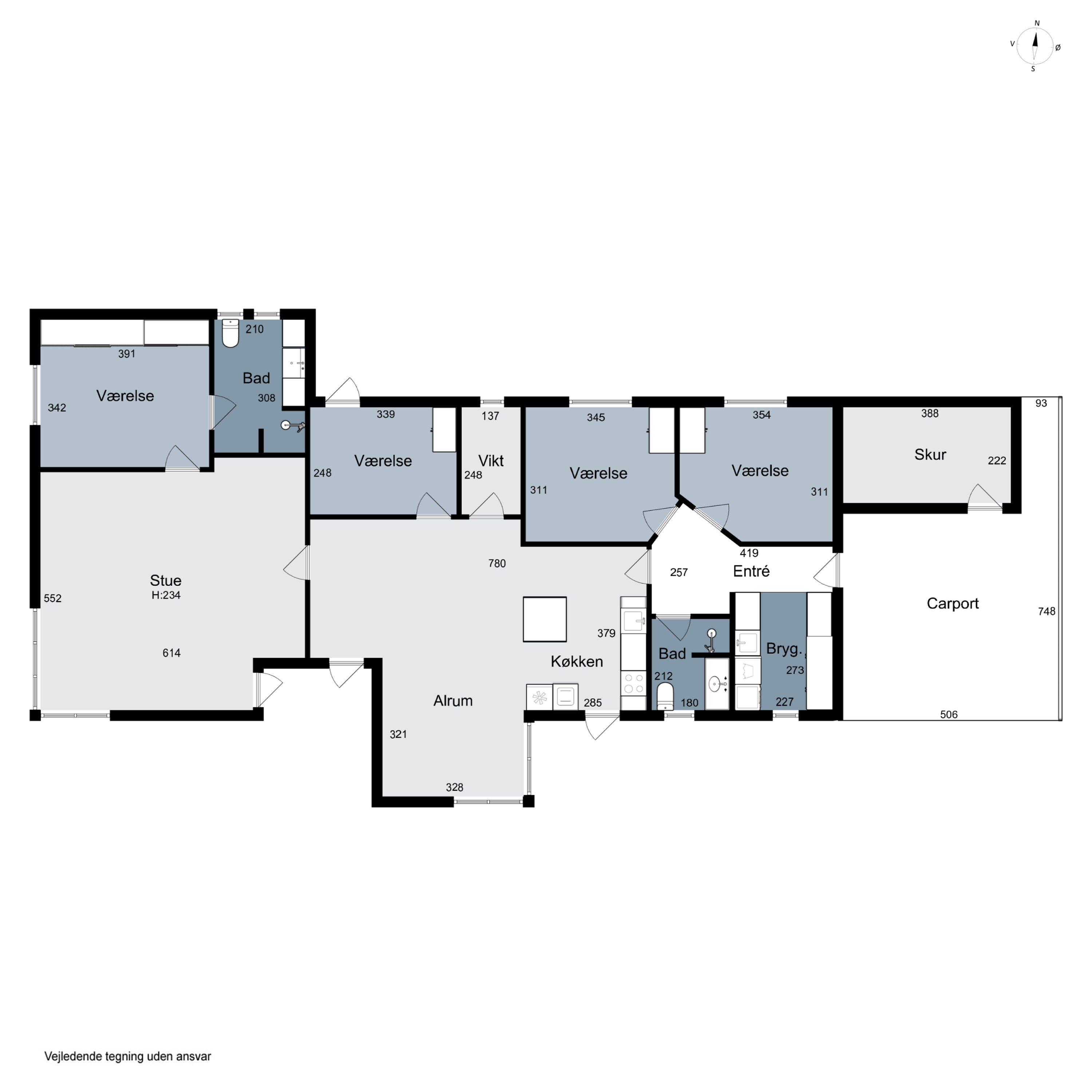 Plantegninger billede af Thyrasvej 20, 7760 Hurup Thy