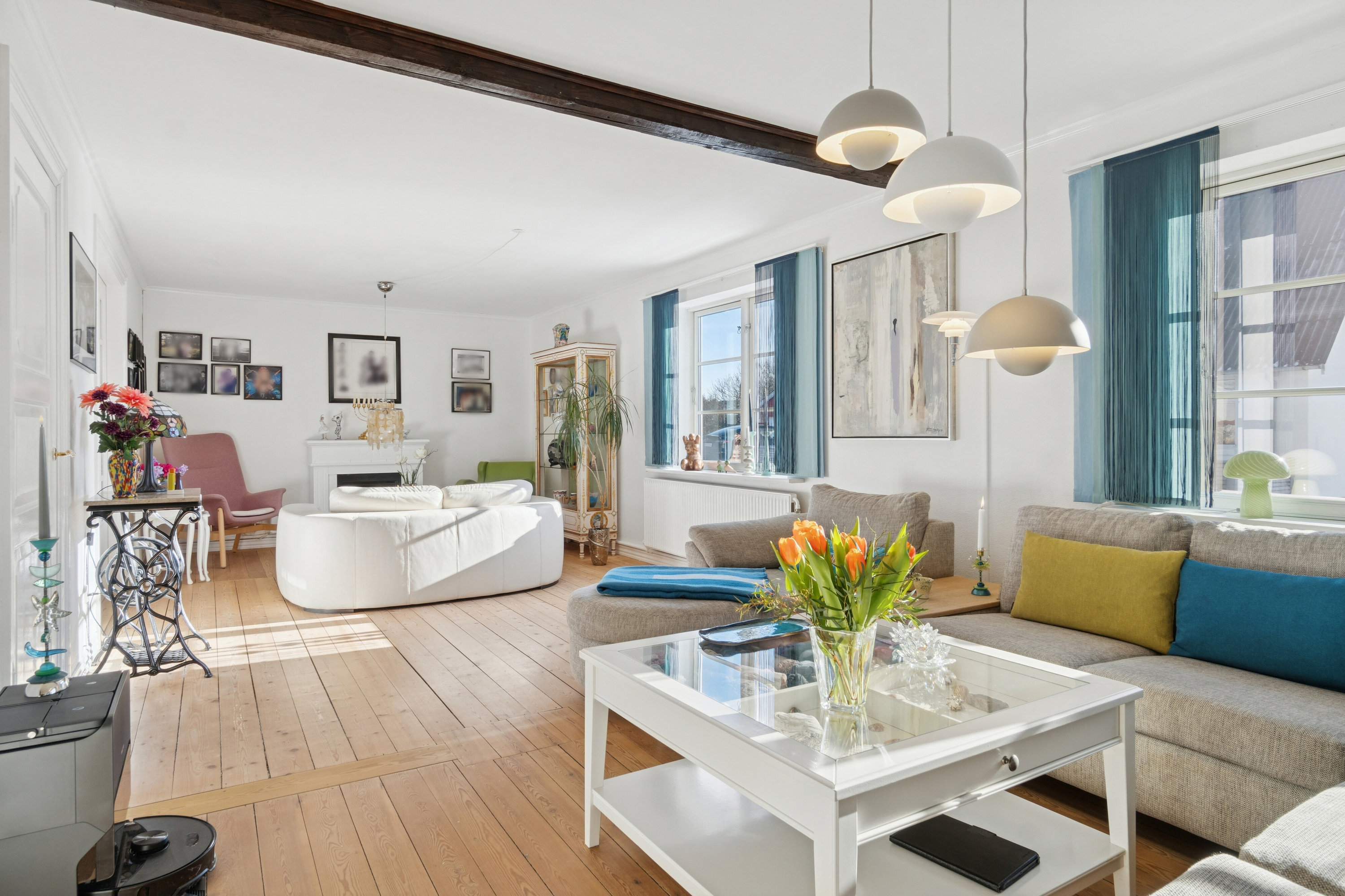 Fremhævet stue billede i fuldskærmstilstand. Billede af Ørhagevej 130, Klitmøller, 7700 Thisted