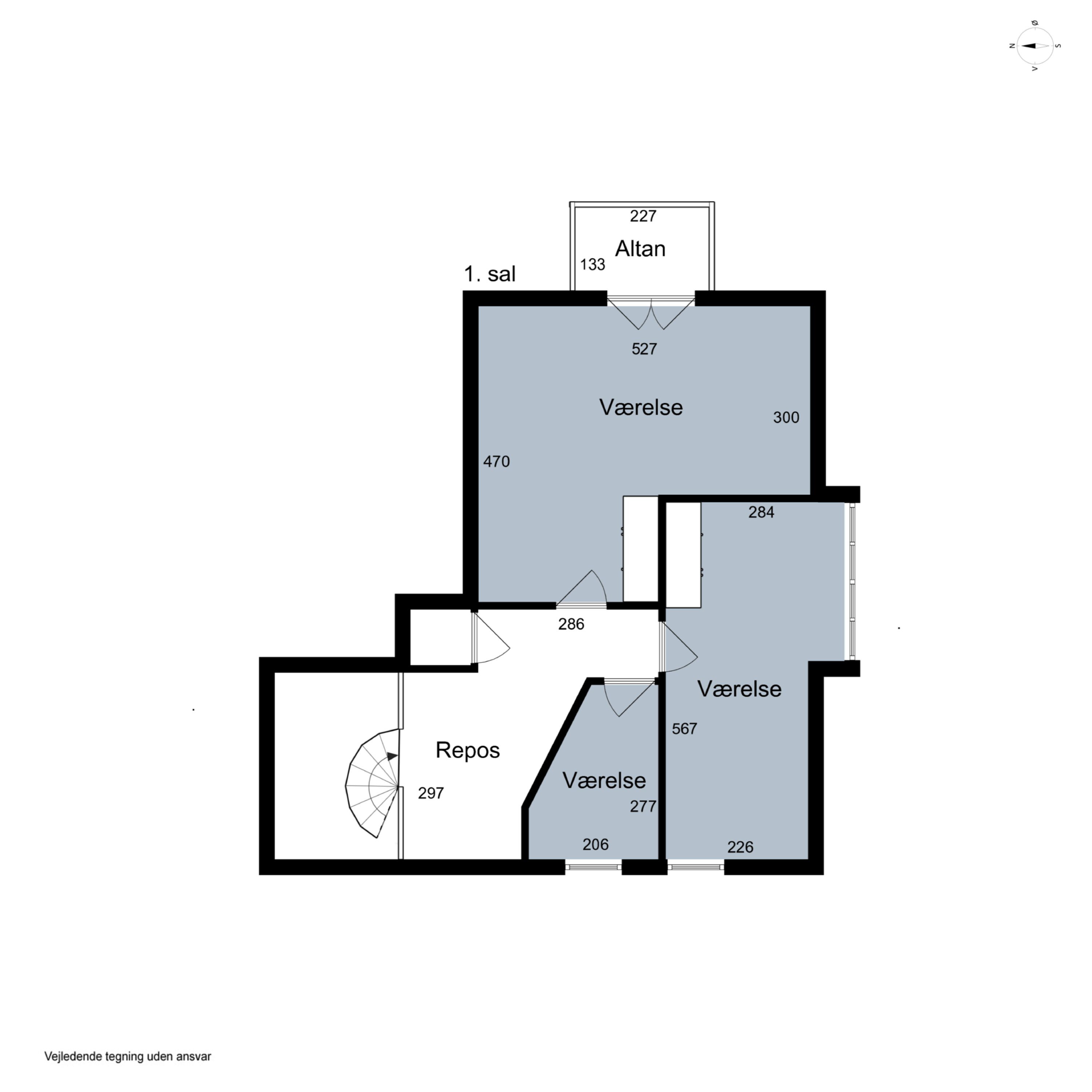 Plantegninger billede af Ørhagevej 130, Klitmøller, 7700 Thisted