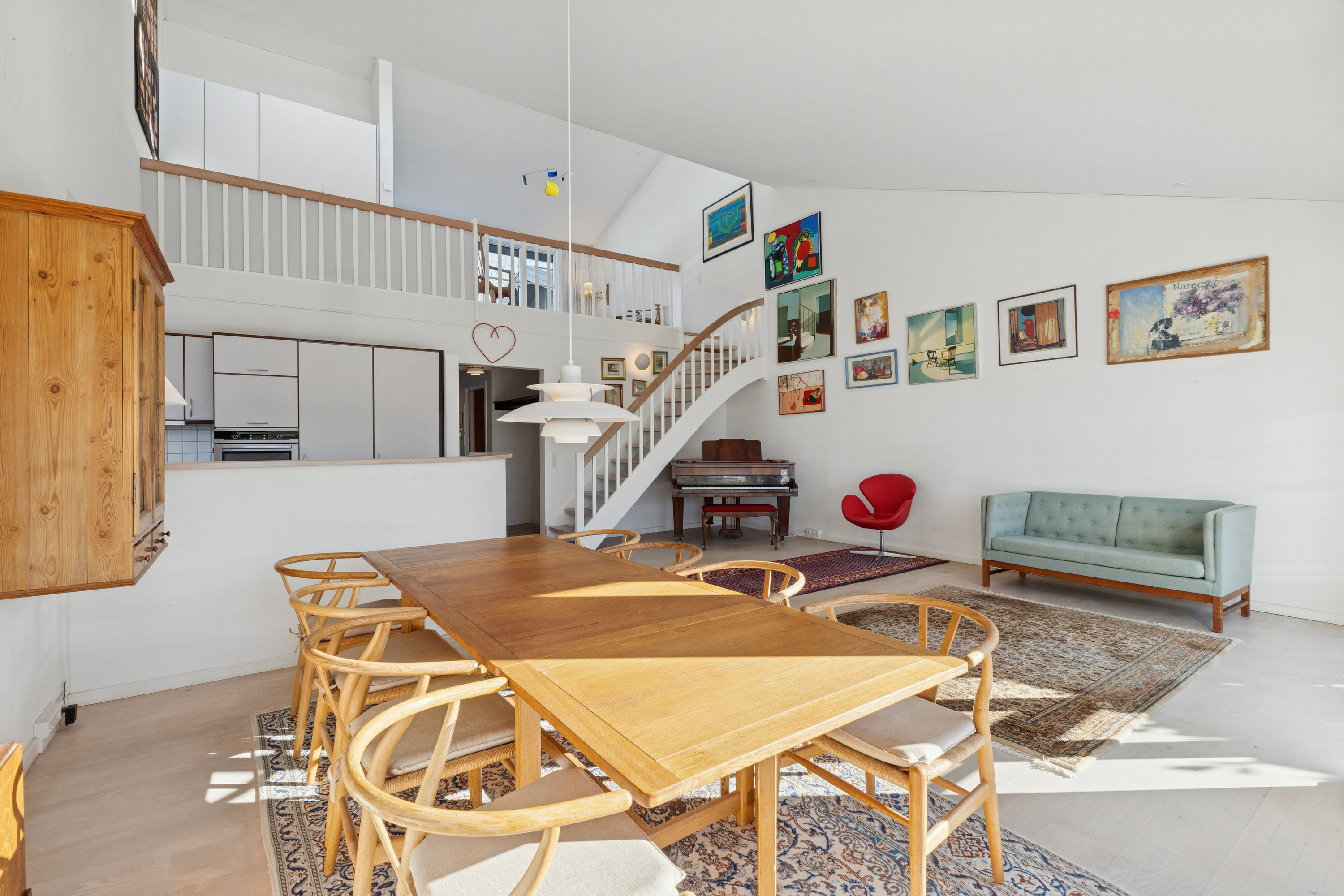 Rækkehus: Spisestue på Trørødlund 9, Trørød, 2950 Vedbæk