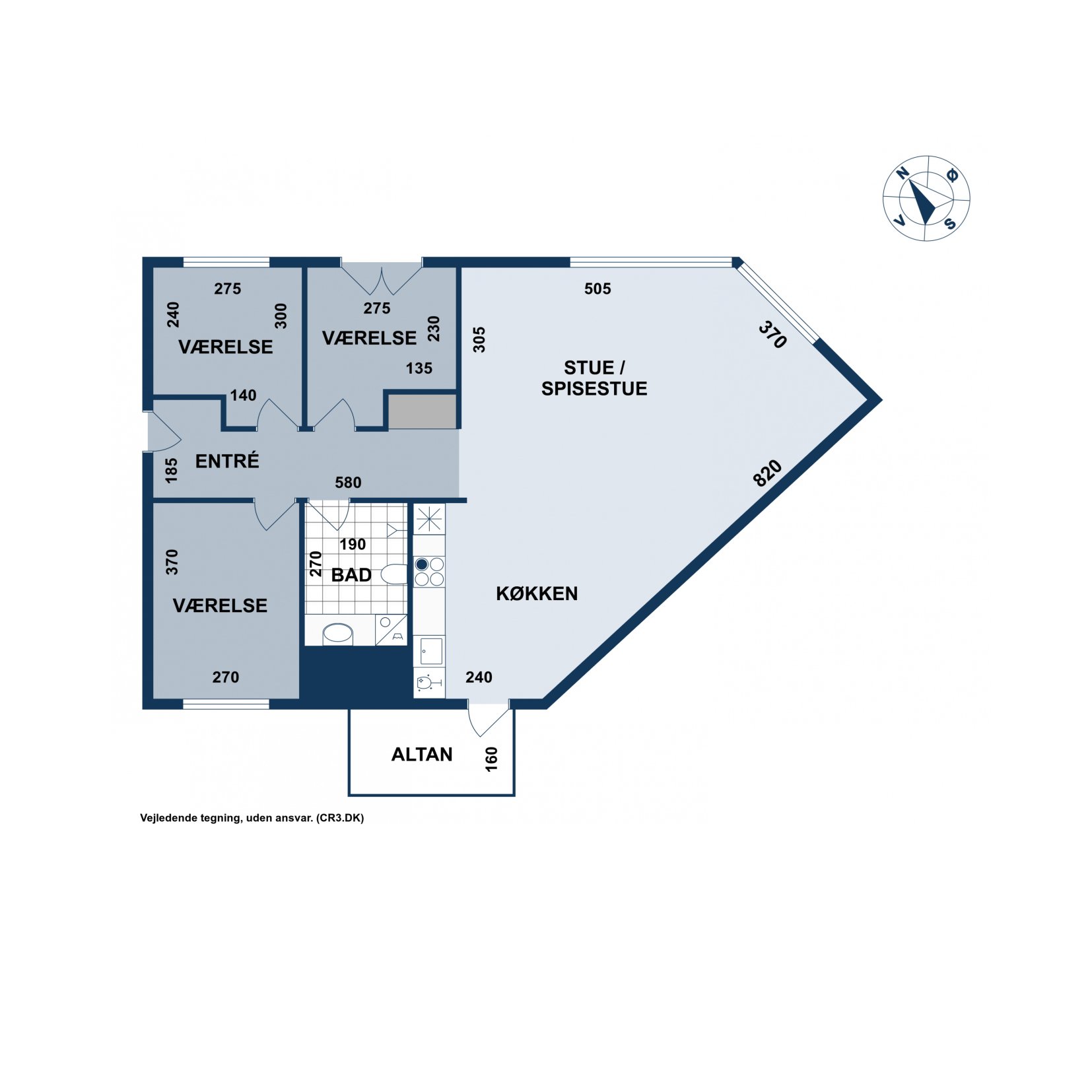 Plantegninger billede af Valby Maskinfabriksvej 15, 2. th., 2500 Valby