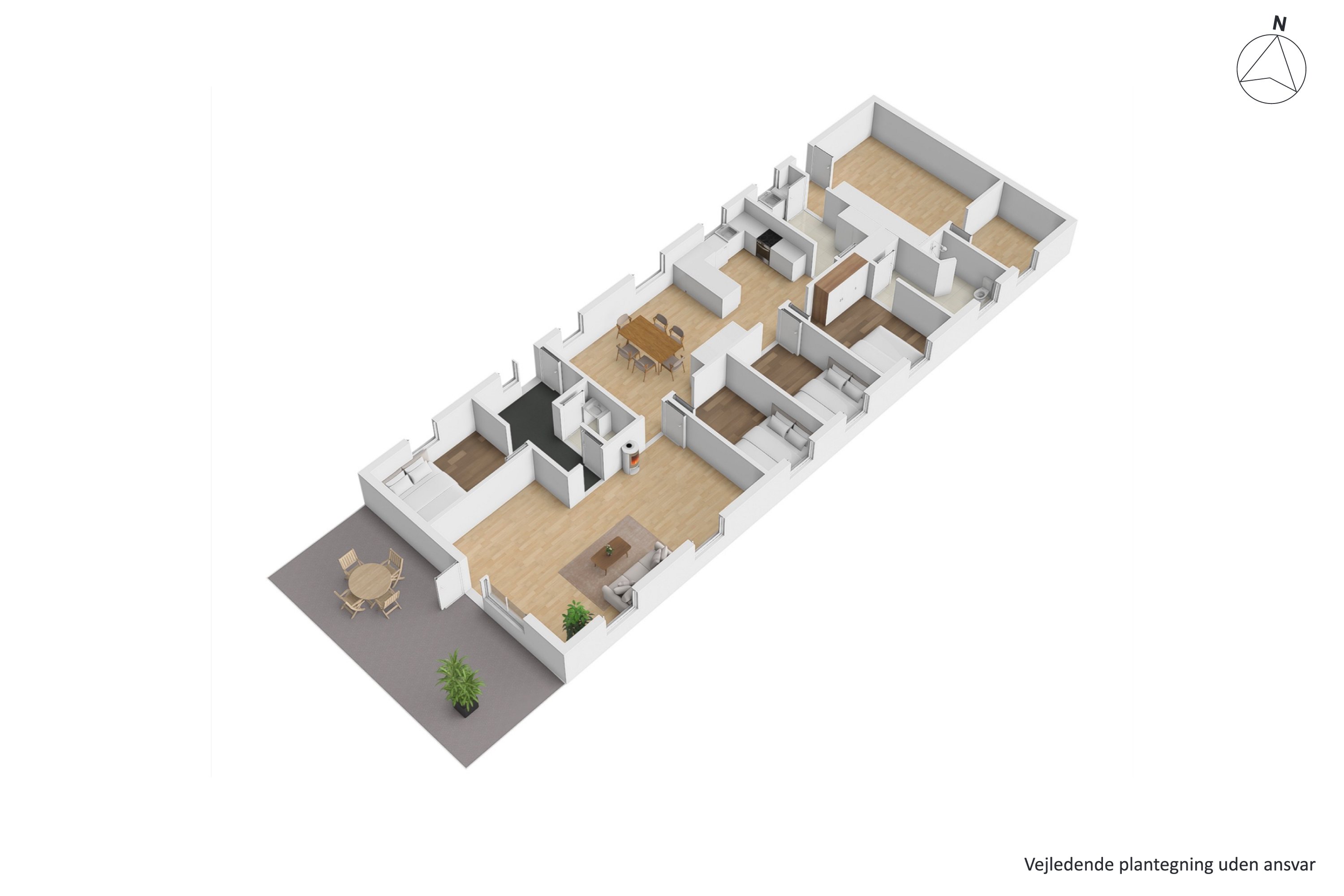 Plantegninger billede af Fasanvej 12, 8723 Løsning