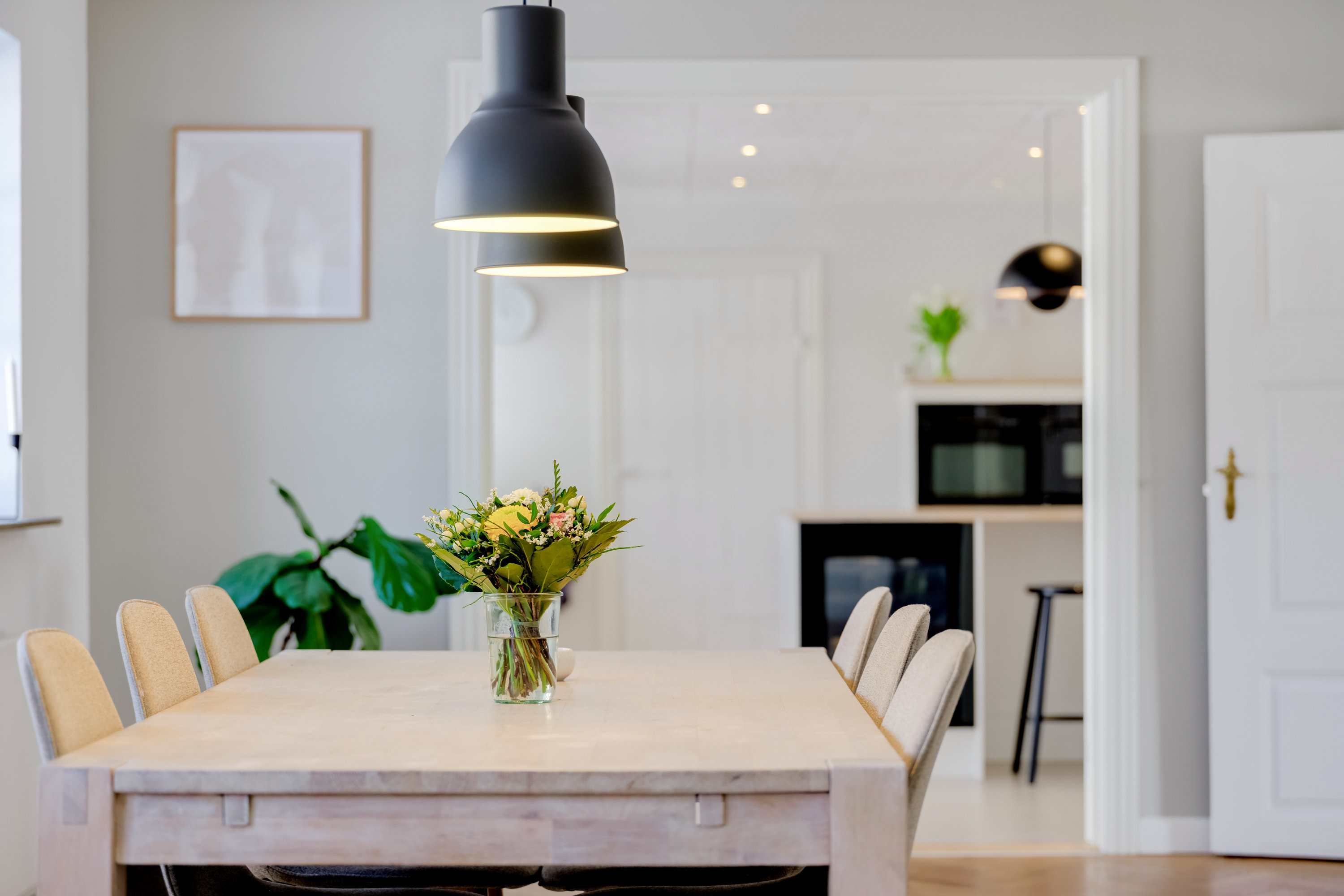 Fremhævet stue billede i fuldskærmstilstand. Billede af Byllerup 3, 5580 Nørre Aaby