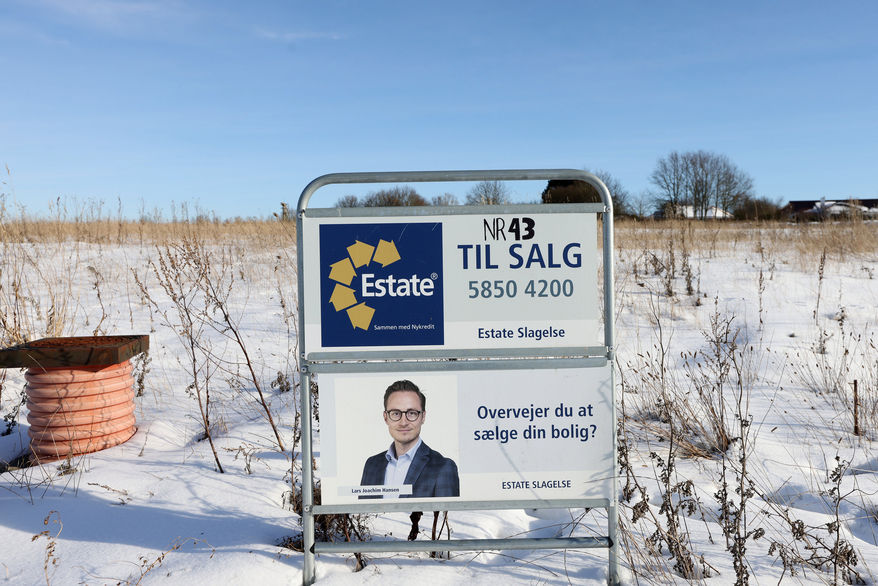 Fremhævet grund billede i fuldskærmstilstand. Billede af Udsigtsbakken 43, 4200 Slagelse