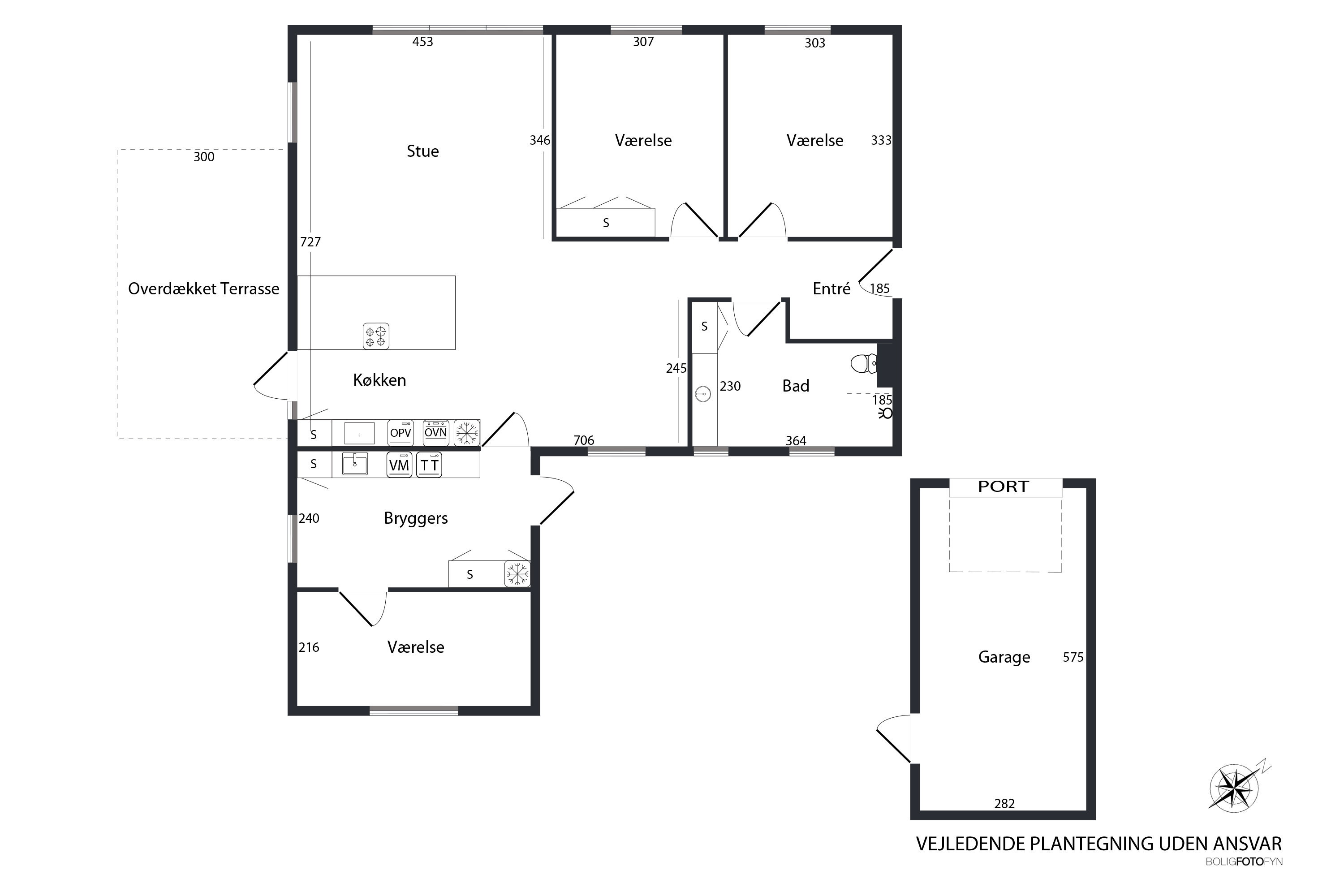 Plantegninger billede af Skrillingevej 12, Skrillinge, 5500 Middelfart