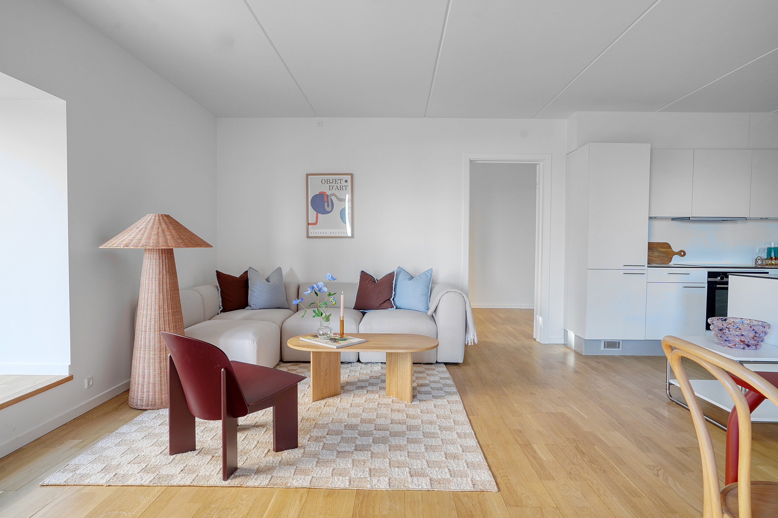 Fremhævet stue billede i fuldskærmstilstand. Billede af Ingrid Marievej 20, 1. tv., 2500 Valby