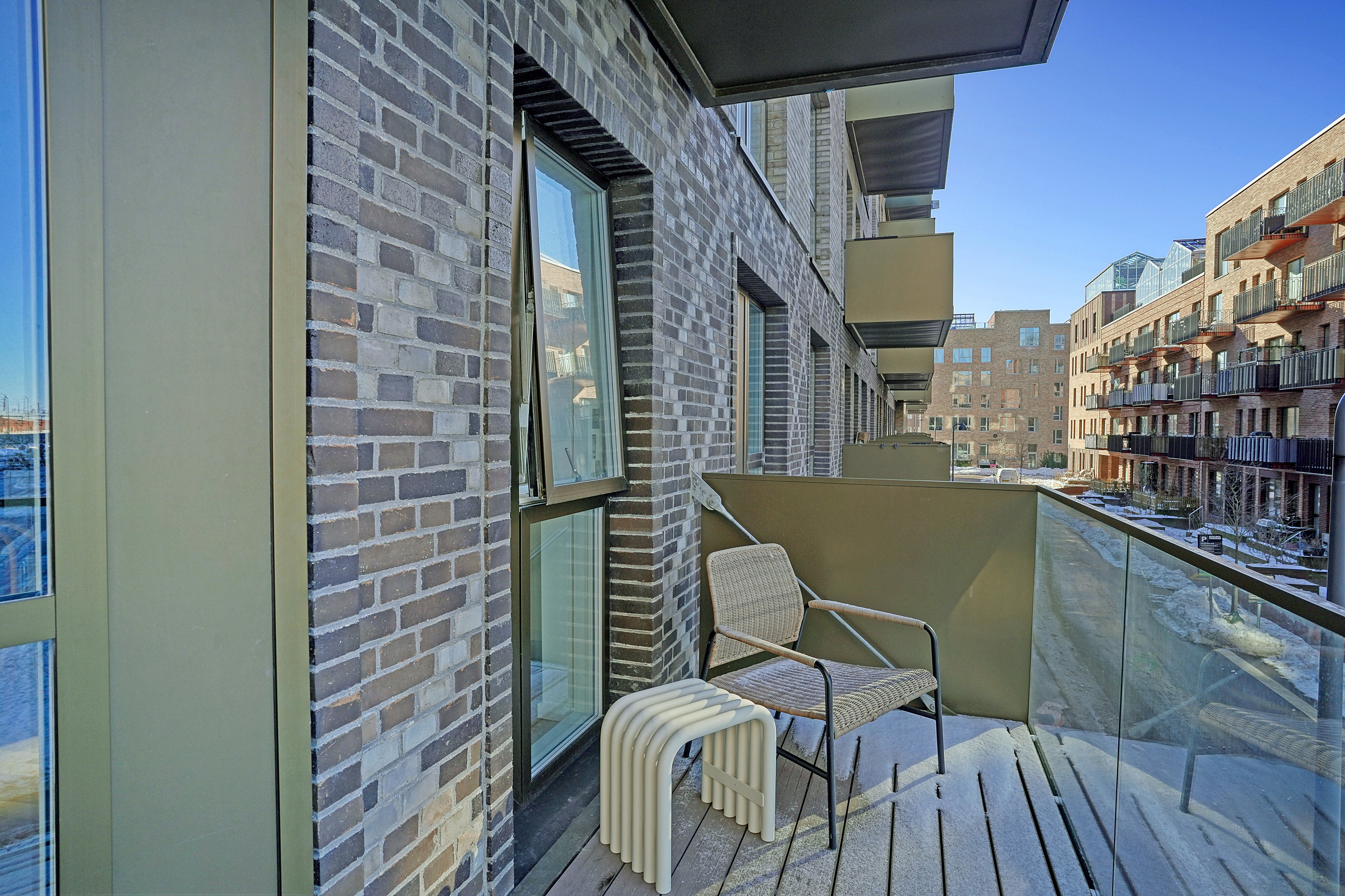 Fremhævet altan billede i fuldskærmstilstand. Billede af Ingrid Marievej 20, 1. tv., 2500 Valby