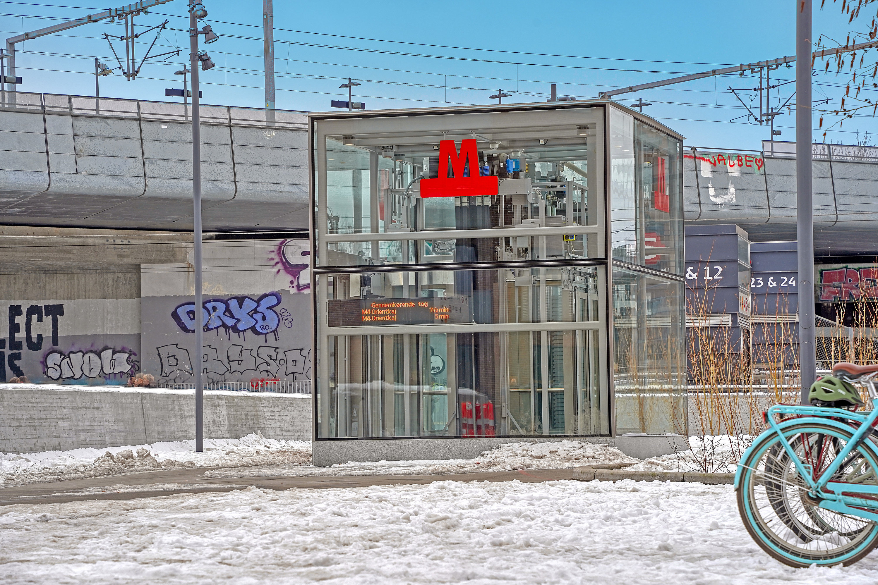 Fremhævet luftfoto billede i fuldskærmstilstand. Billede af Ingrid Marievej 20, 1. tv., 2500 Valby