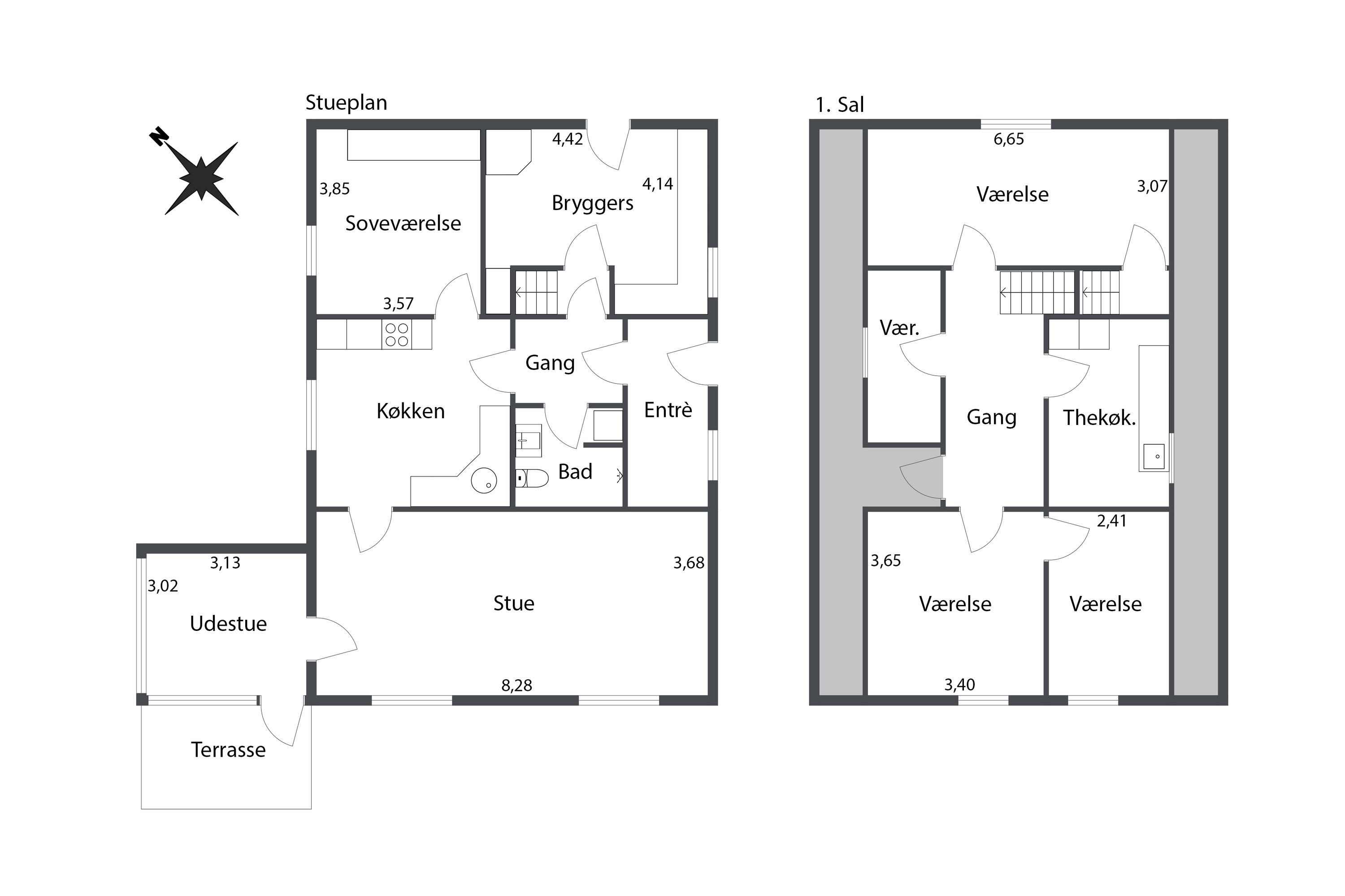 Plantegninger billede af Tværvej 4, 9830 Tårs