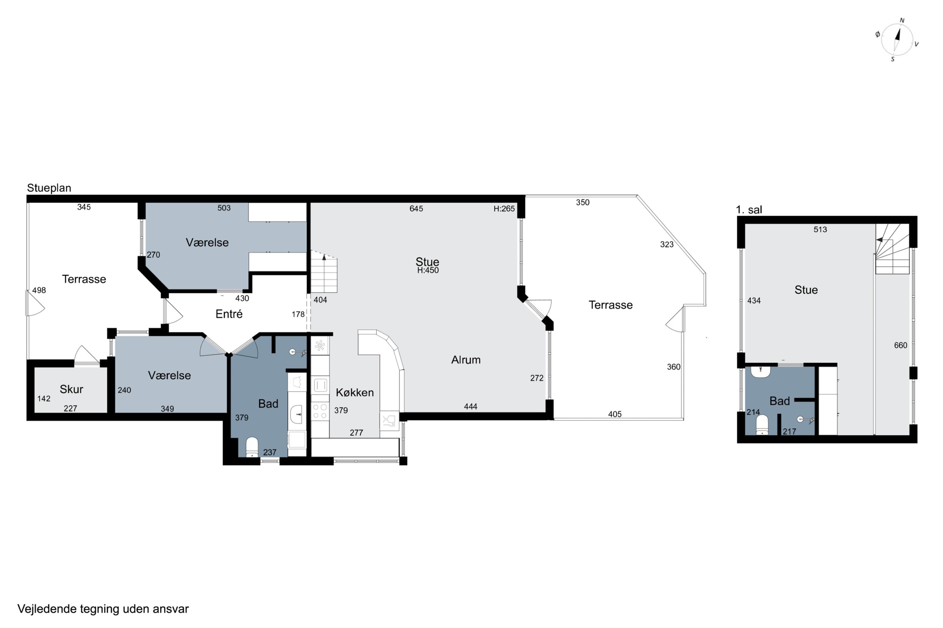 Plantegninger billede af Trørødlund 9, Trørød, 2950 Vedbæk
