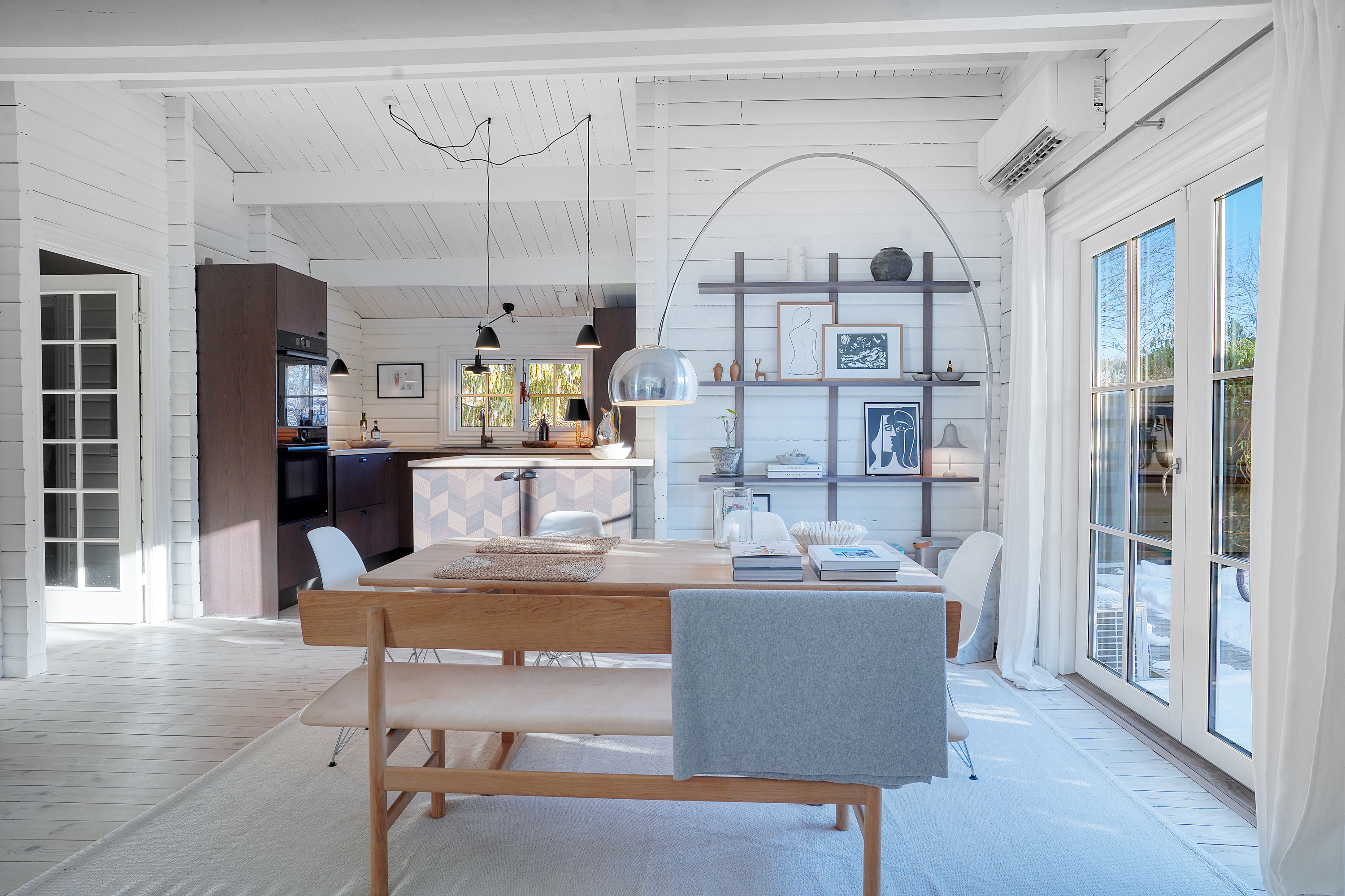 Fremhævet spisestue billede i fuldskærmstilstand. Billede af Gl Hellebækvej 7A, 3000 Helsingør