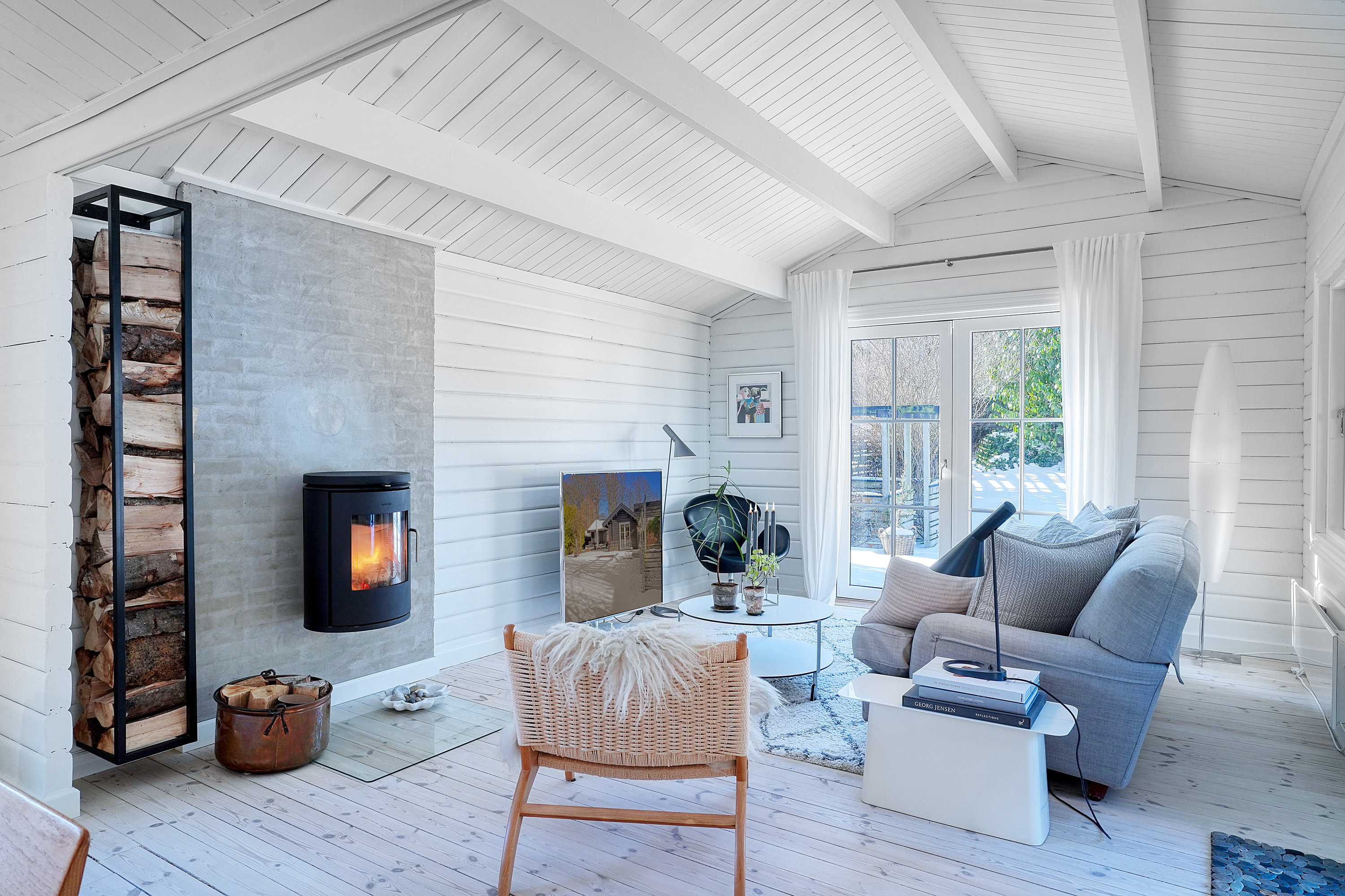 Fremhævet stue billede i fuldskærmstilstand. Billede af Gl Hellebækvej 7A, 3000 Helsingør