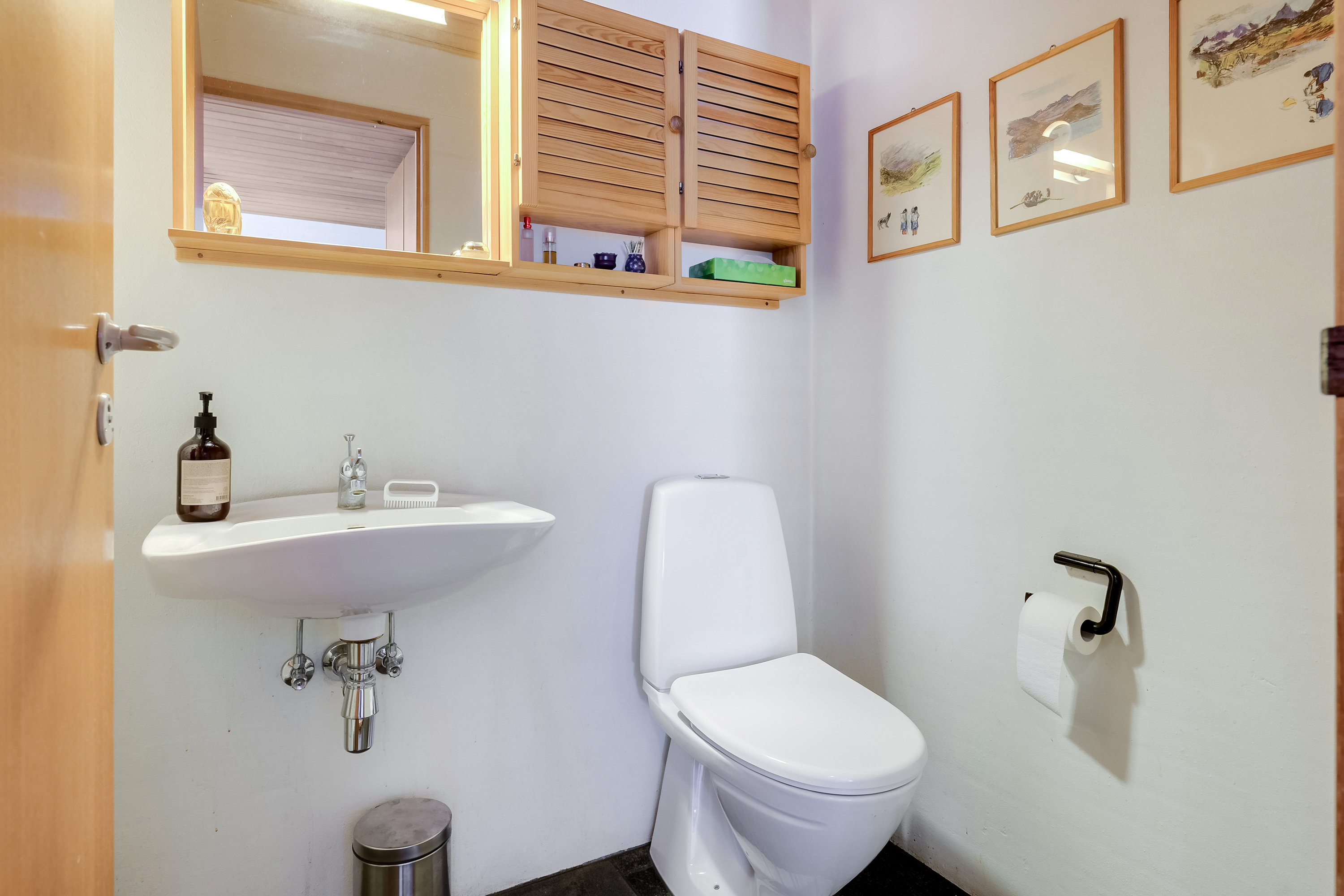 Fremhævet toilet billede i fuldskærmstilstand. Billede af Grævlingevænget 185, 5800 Nyborg