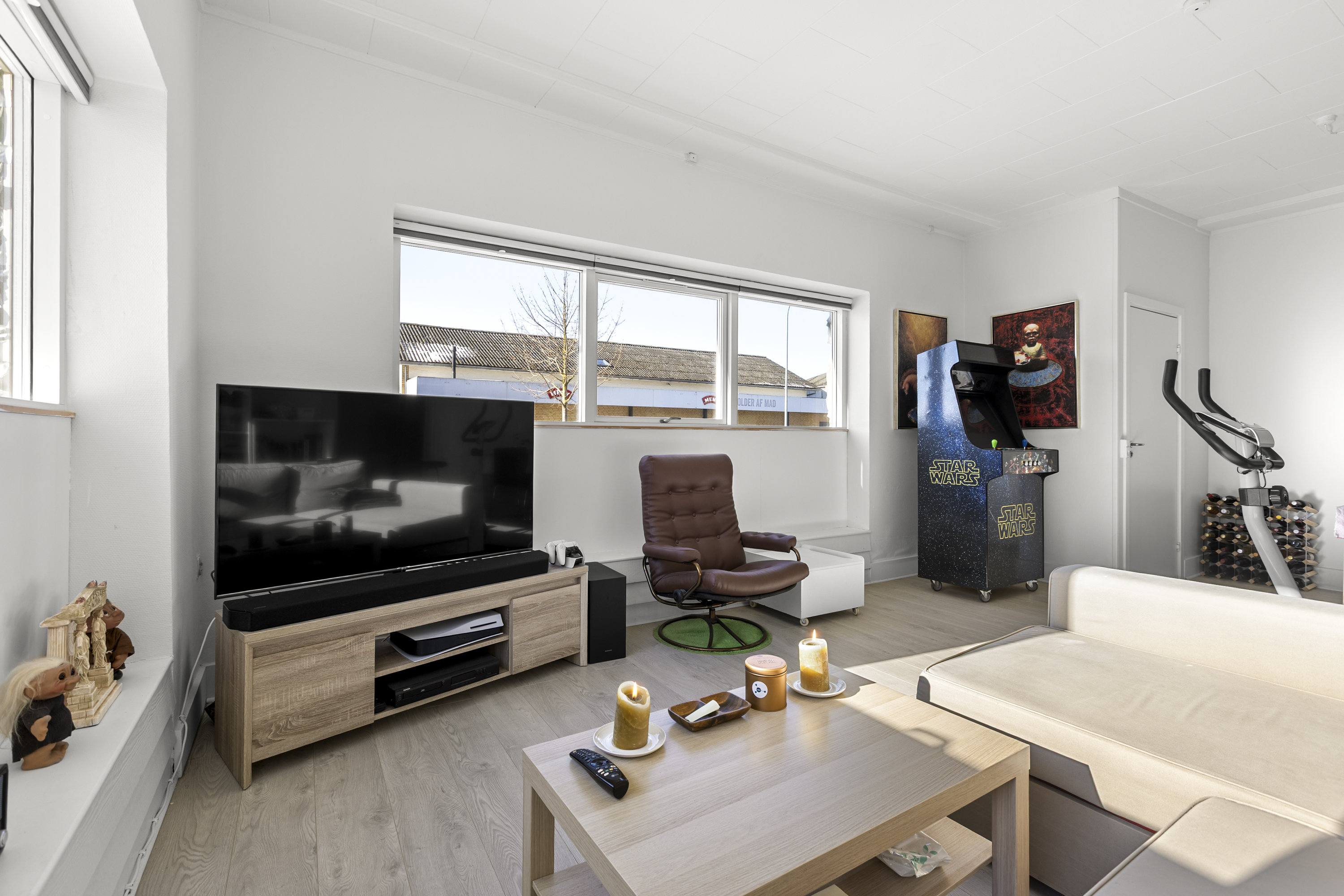 Fremhævet stue billede i fuldskærmstilstand. Billede af Hovedgaden 15C, 4050 Skibby