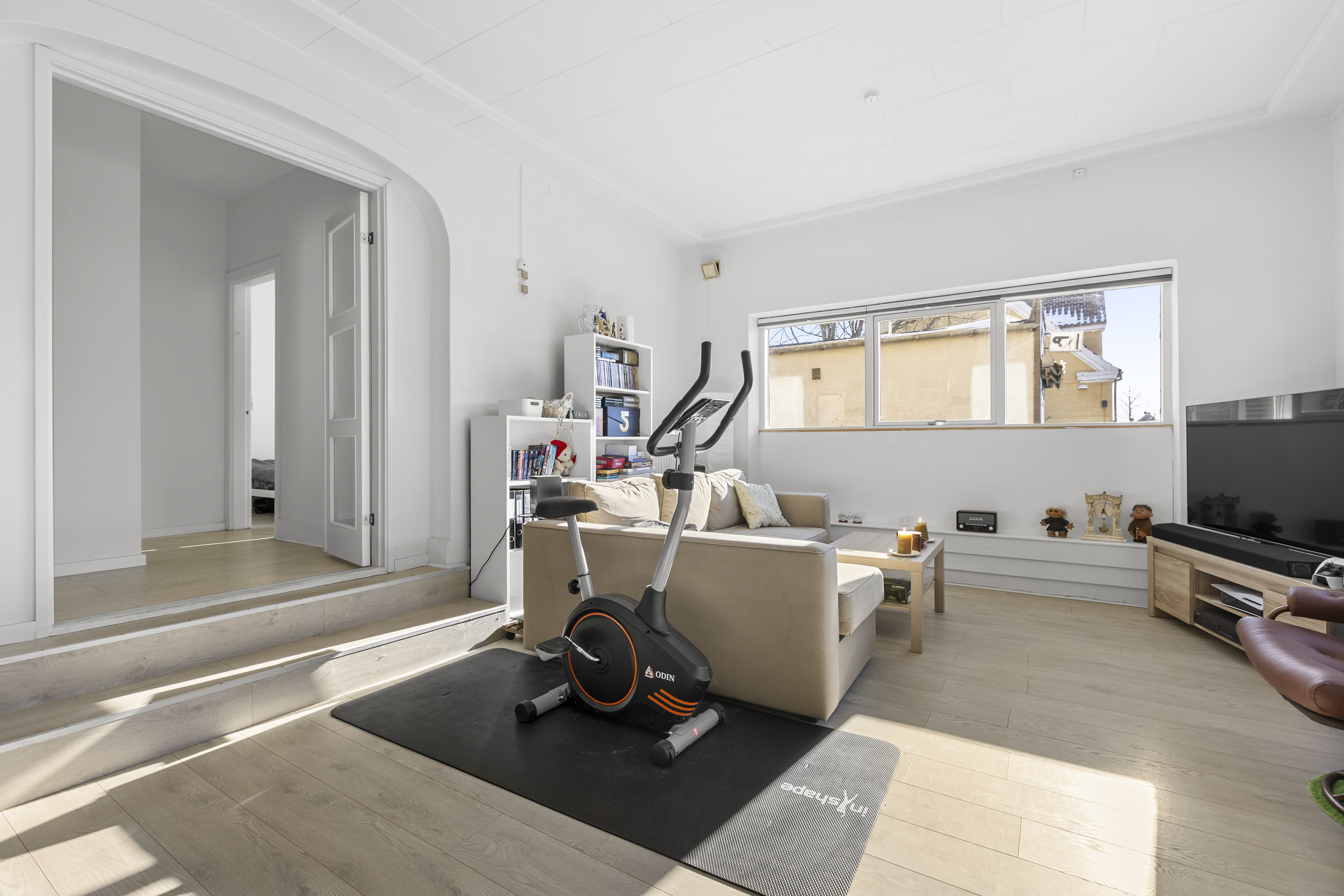 Fremhævet stue billede i fuldskærmstilstand. Billede af Hovedgaden 15C, 4050 Skibby