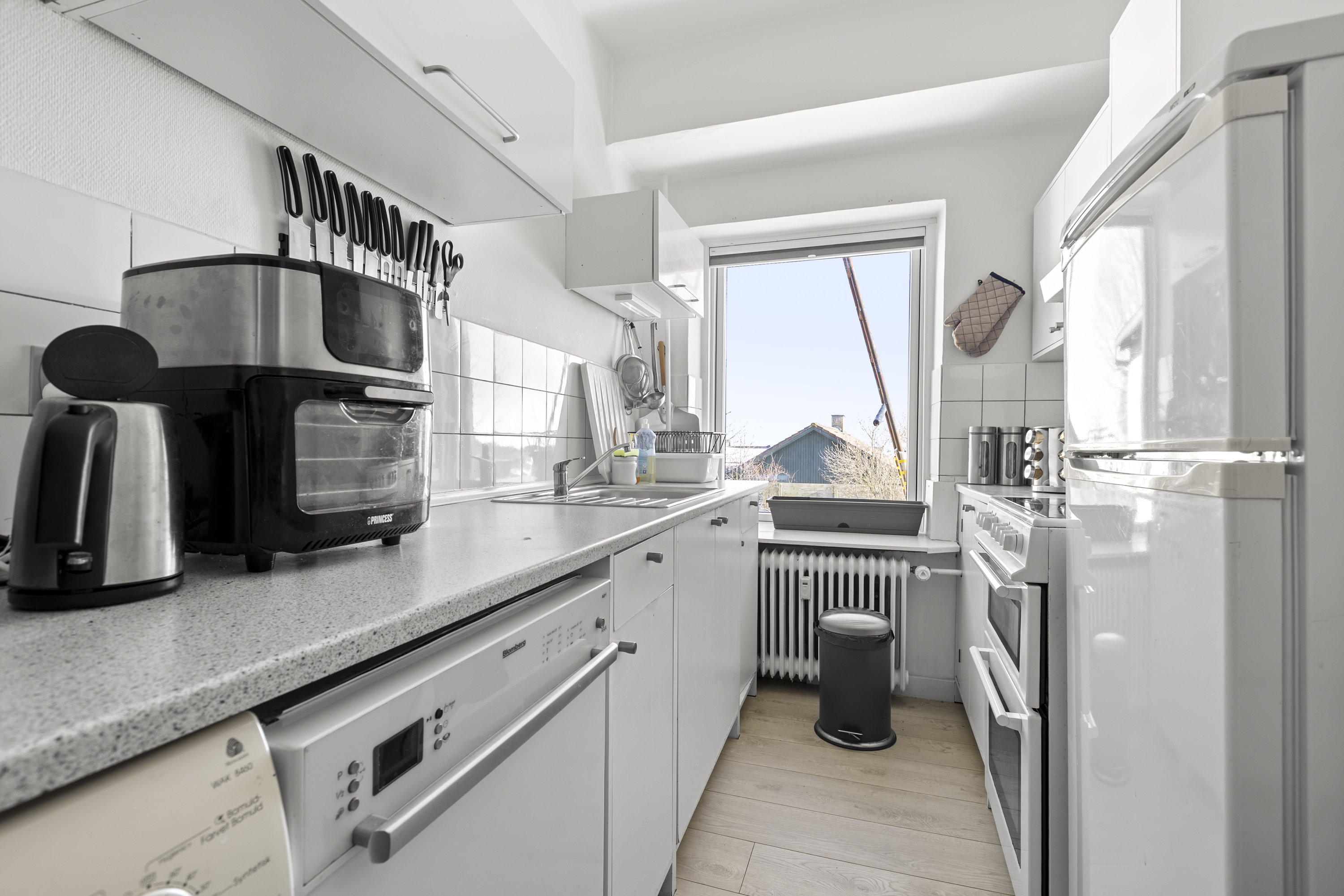 Fremhævet køkken billede i fuldskærmstilstand. Billede af Hovedgaden 15C, 4050 Skibby