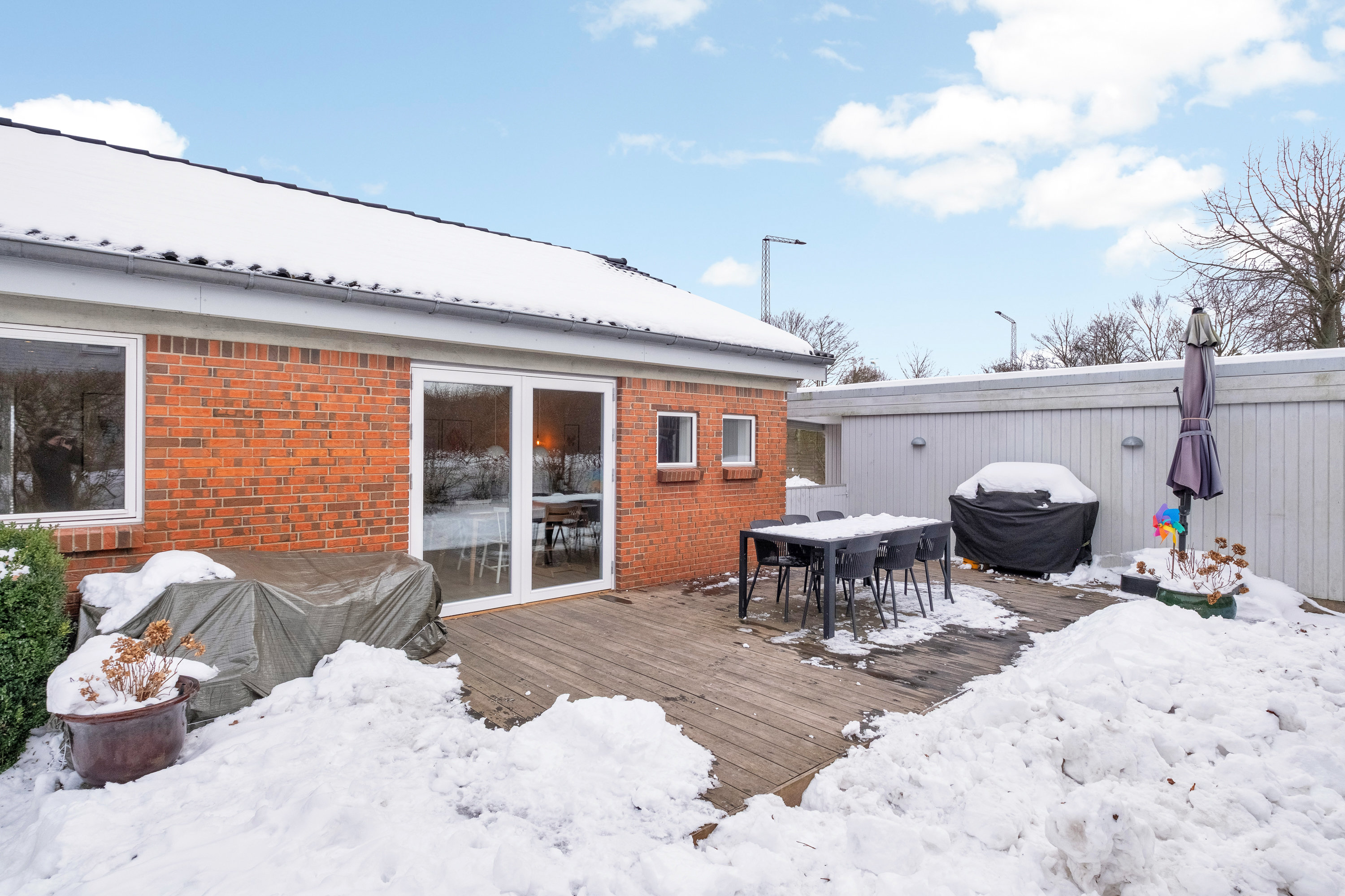 Fremhævet terrasse billede i fuldskærmstilstand. Billede af Besservej 17A, 8240 Risskov