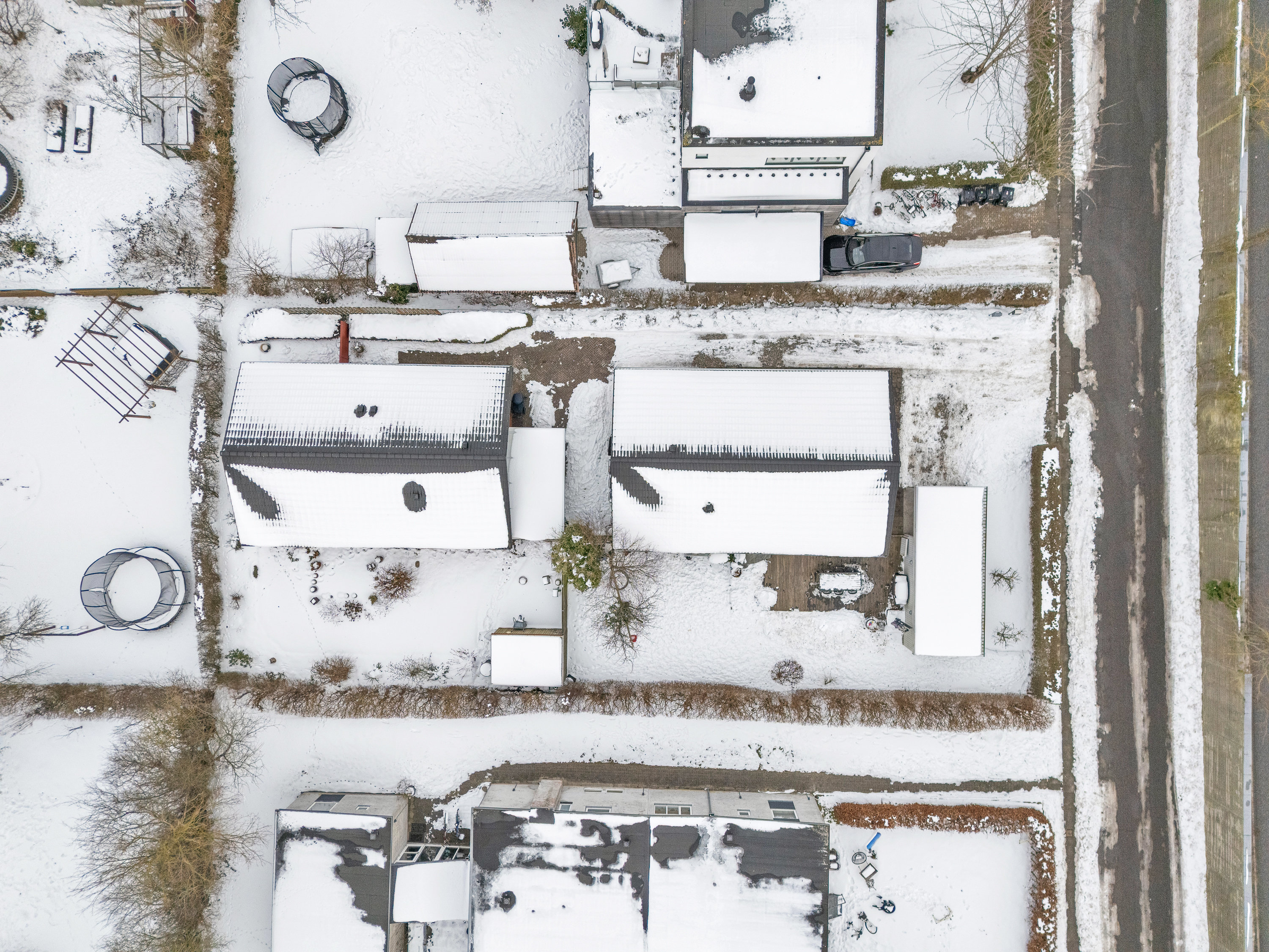 Fremhævet luftfoto billede i fuldskærmstilstand. Billede af Besservej 17A, 8240 Risskov