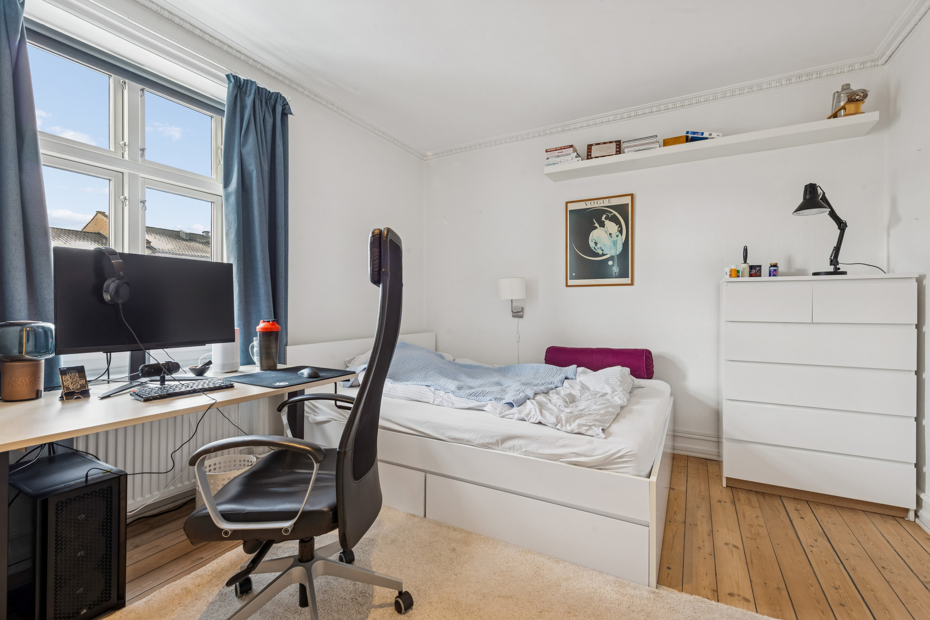 Fremhævet værelse billede i fuldskærmstilstand. Billede af Markskellet 8, 3. tv., 2720 Vanløse