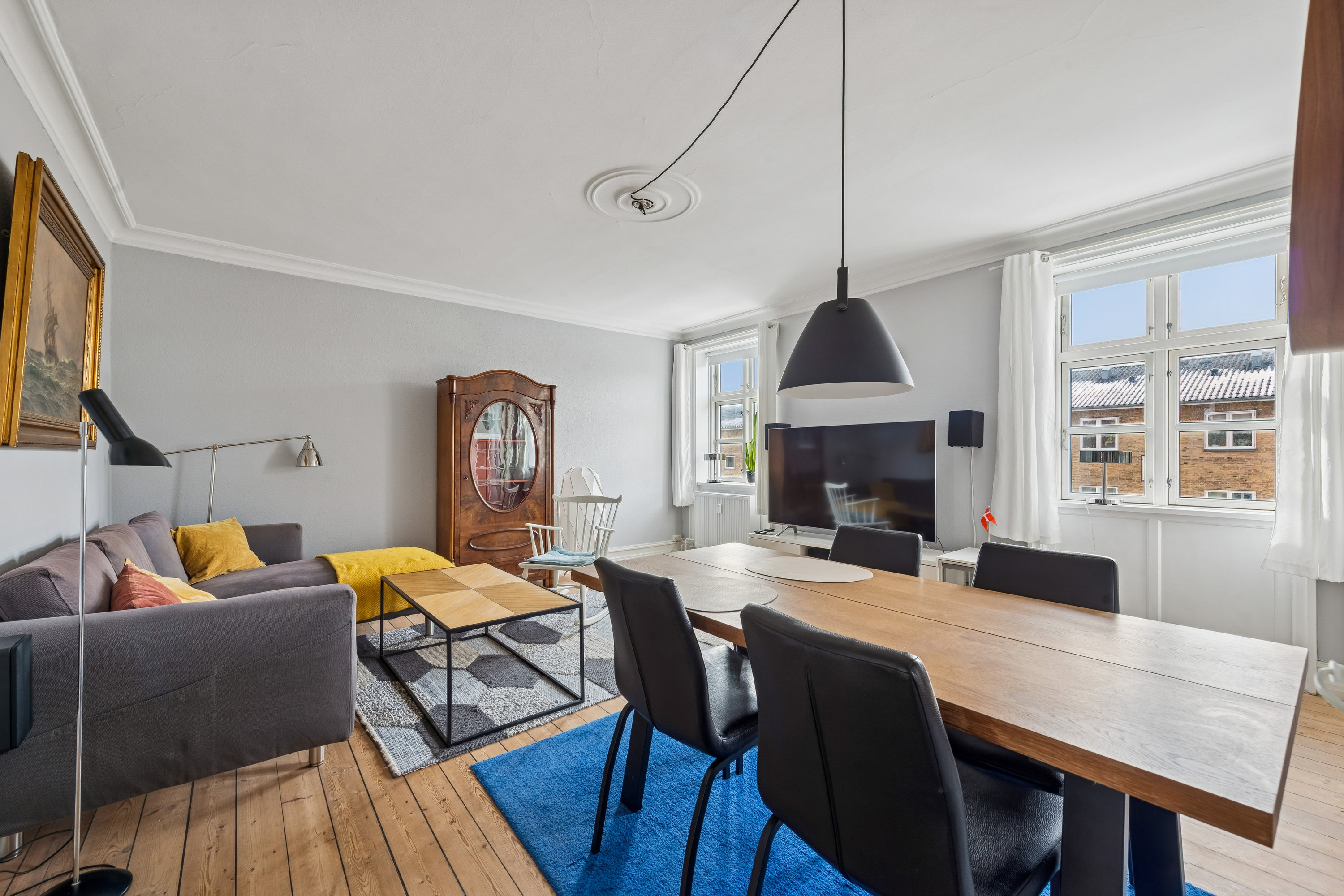 Miniaturebillede 2: stue. Billede af Markskellet 8, 3. tv., 2720 Vanløse