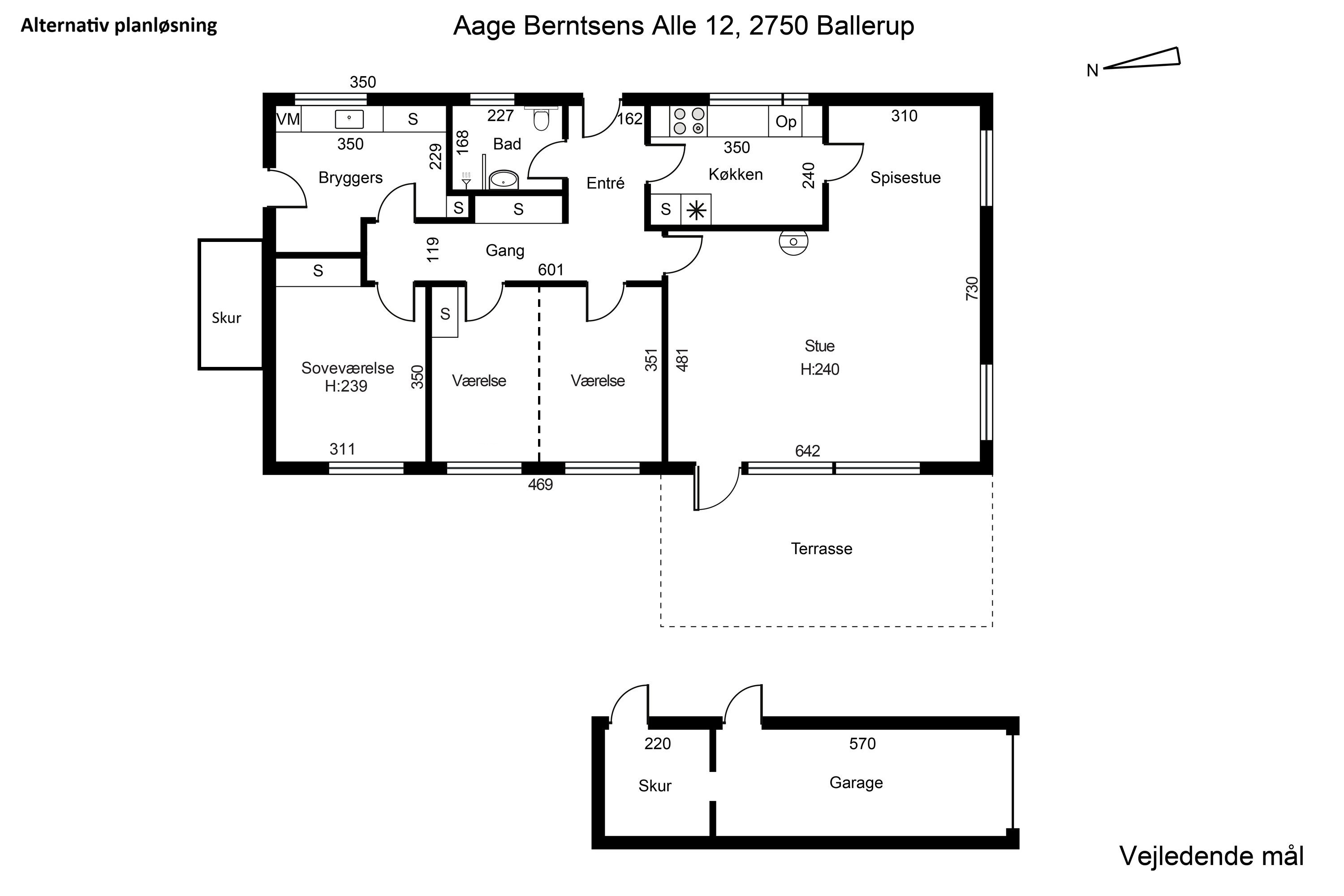 Plantegninger billede af Aage Berntsens Alle 12, 2750 Ballerup