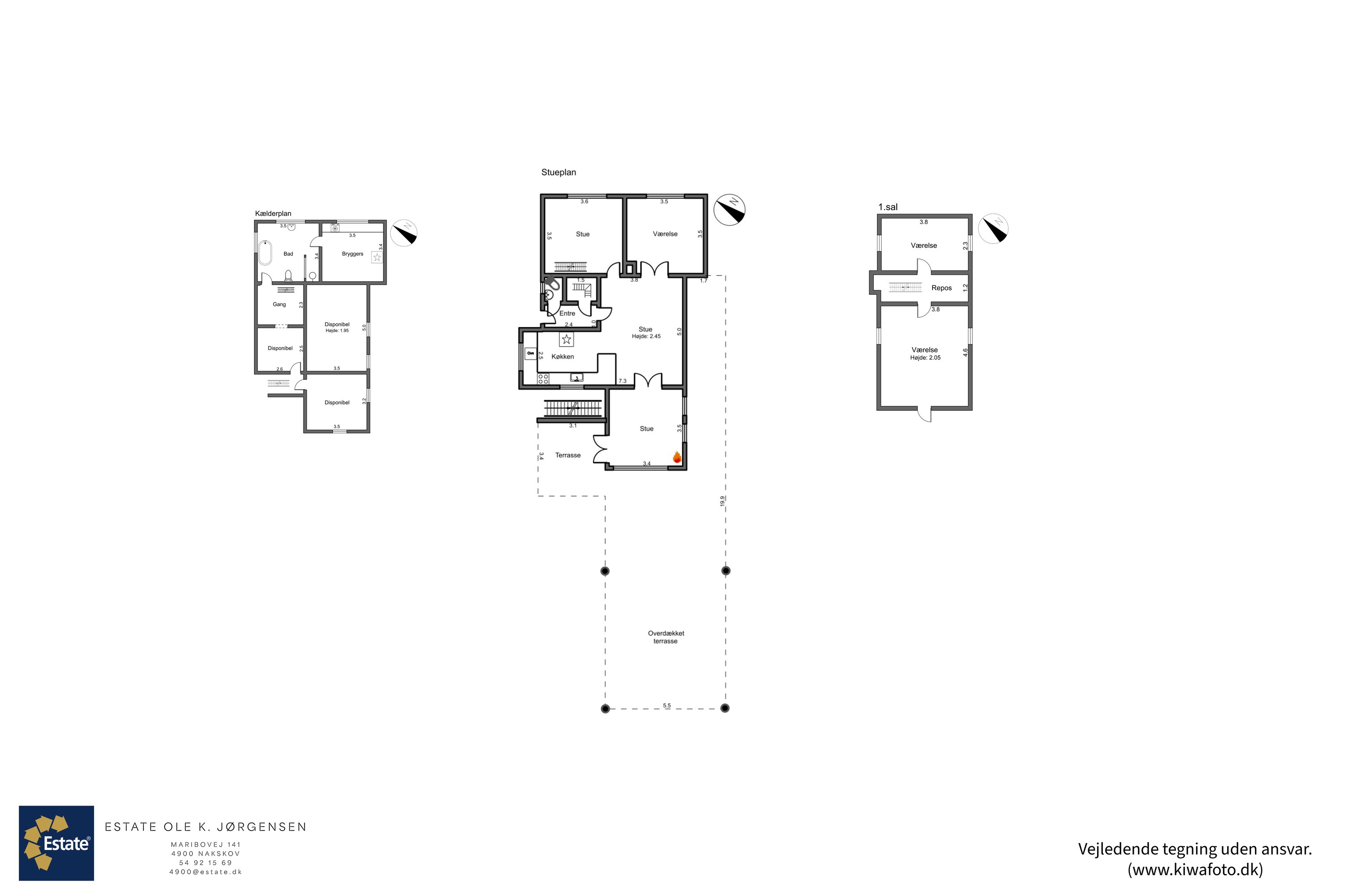 Plantegninger billede af Østre Allé 12, 4900 Nakskov
