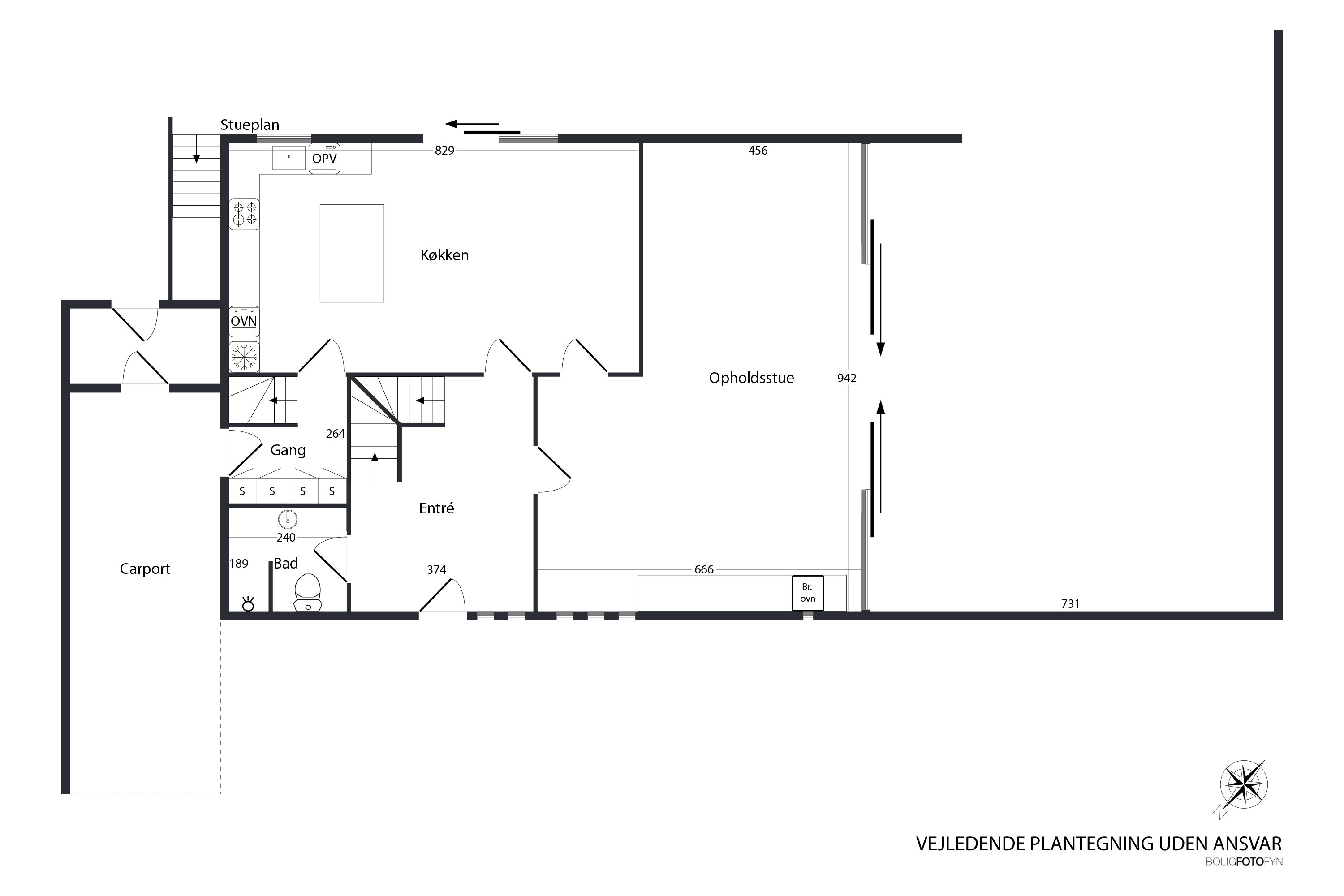 Plantegninger billede af Krokusvænget 3, 5540 Ullerslev