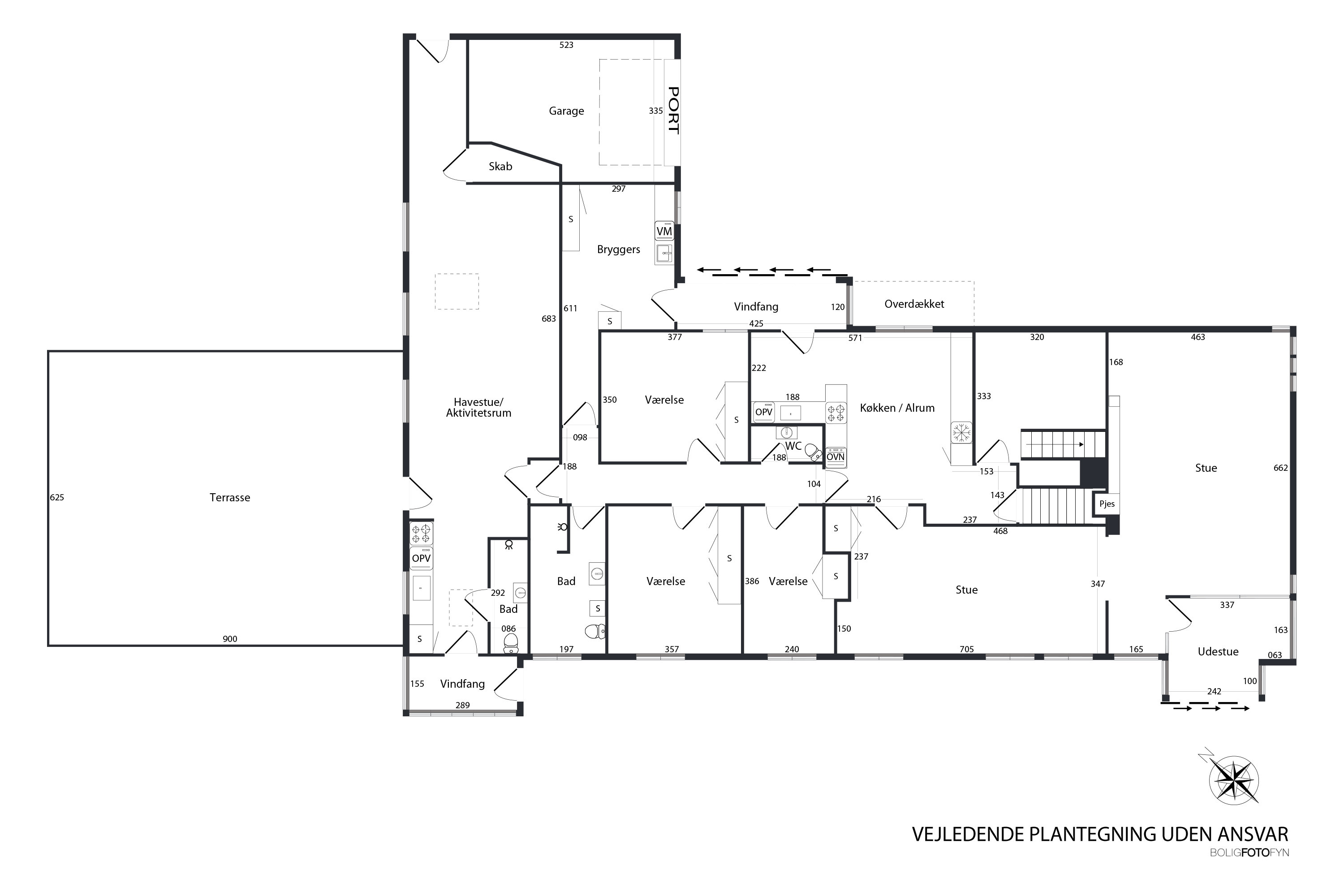 Plantegninger billede af Fasanvej 29, 5863 Ferritslev Fyn