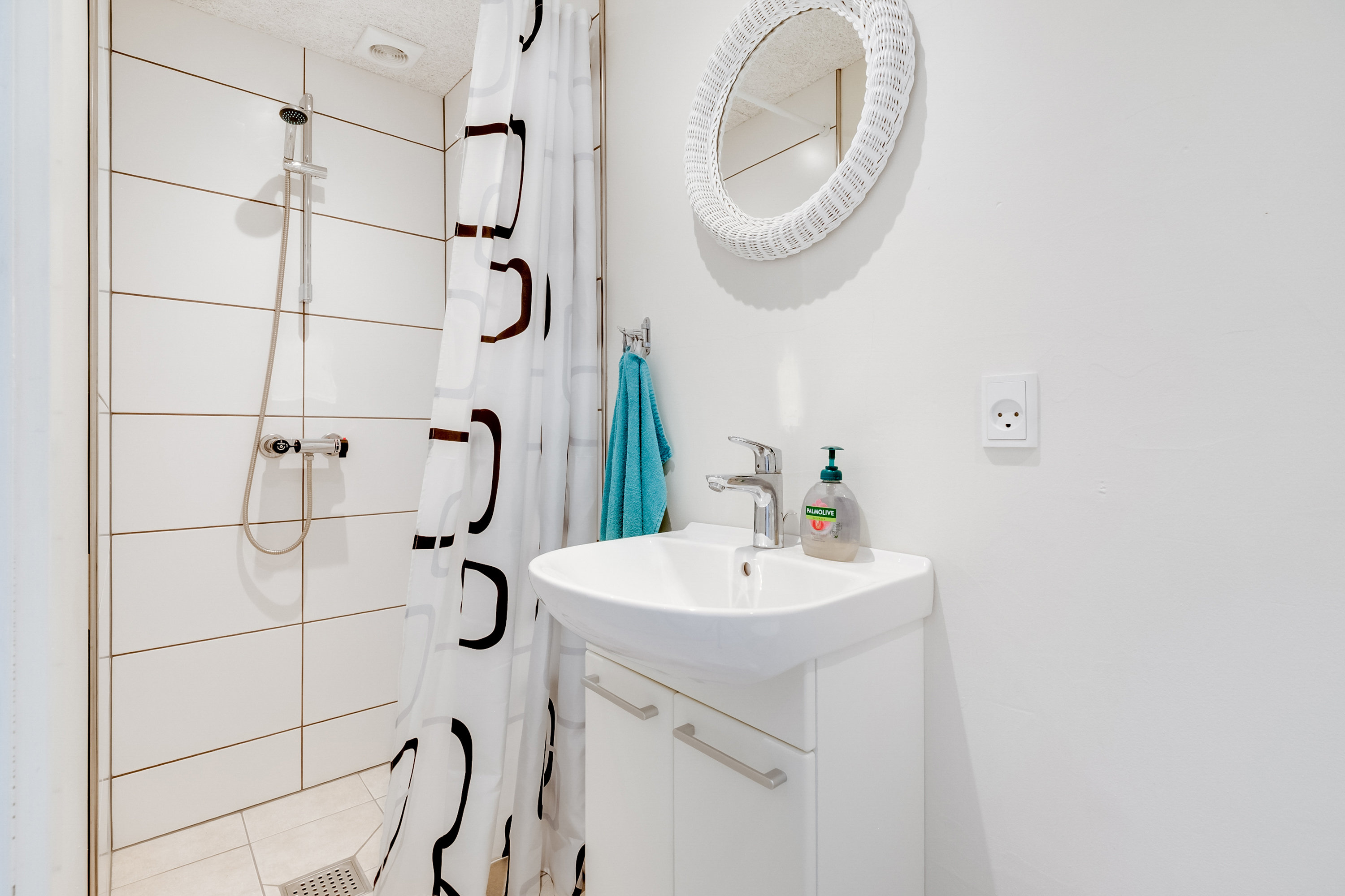 Fremhævet badeværelse billede i fuldskærmstilstand. Billede af Fasanvej 29, 5863 Ferritslev Fyn