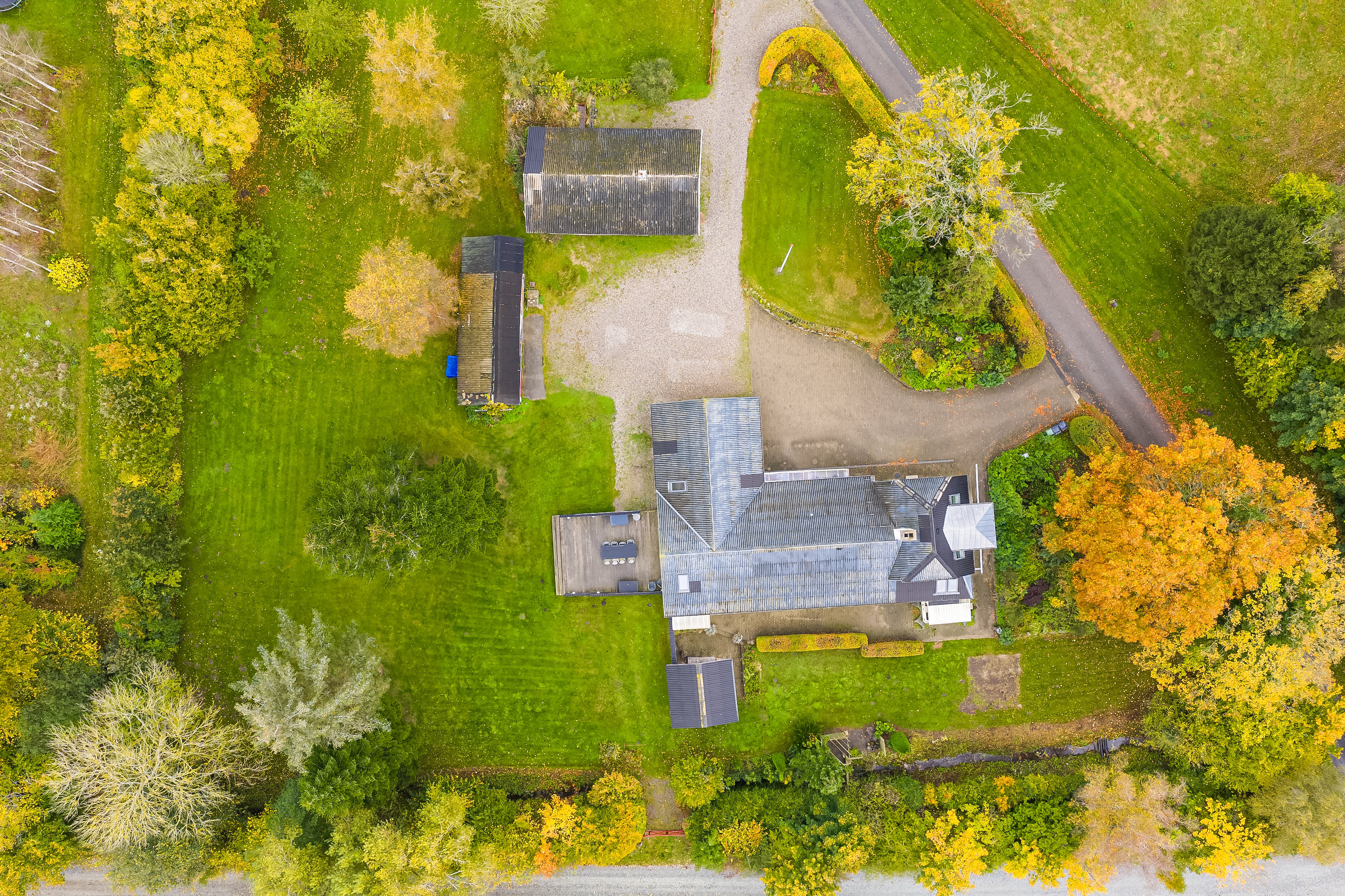 Miniaturebillede 2: luftfoto. Billede af Fasanvej 29, 5863 Ferritslev Fyn