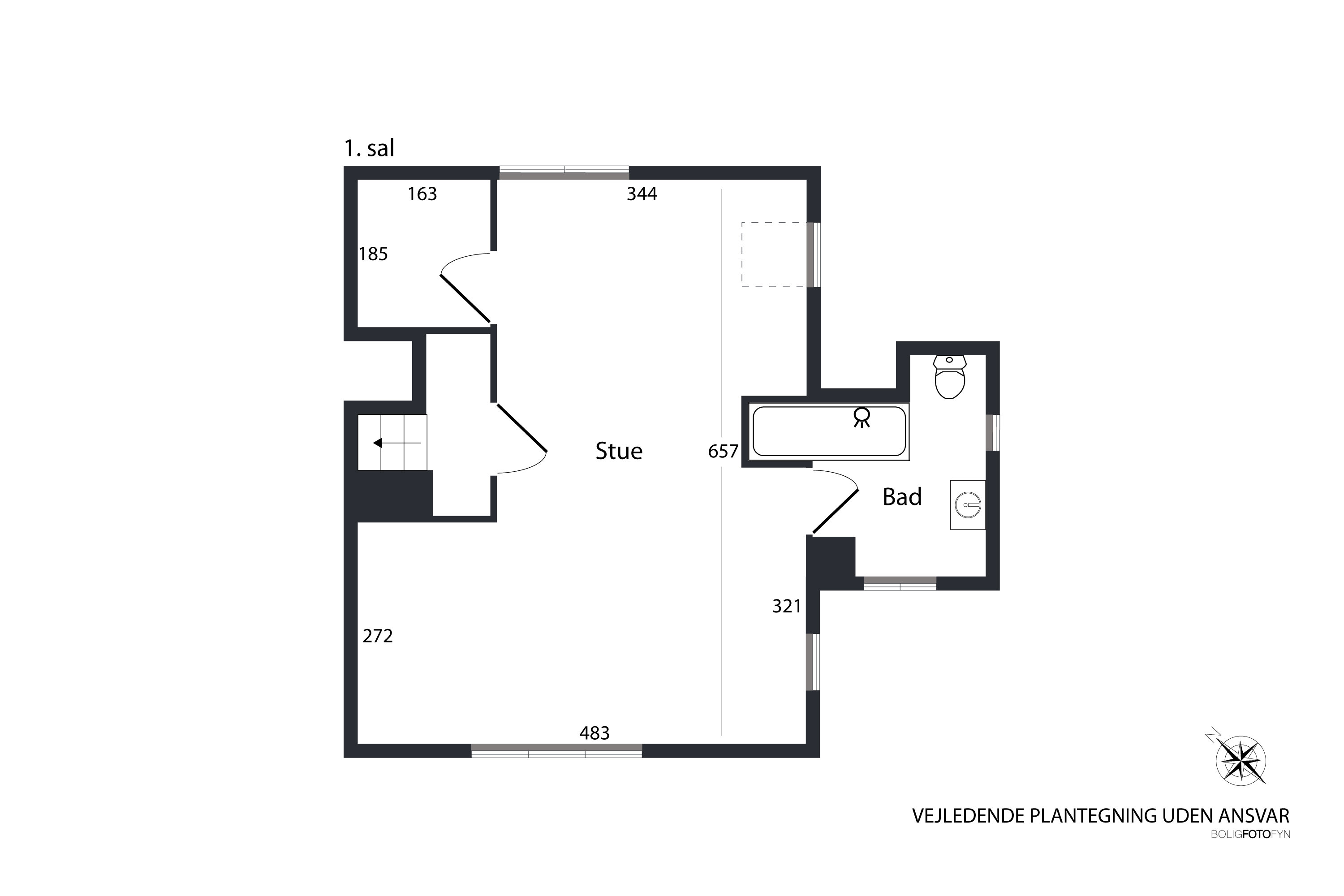 Plantegninger billede af Fasanvej 29, 5863 Ferritslev Fyn