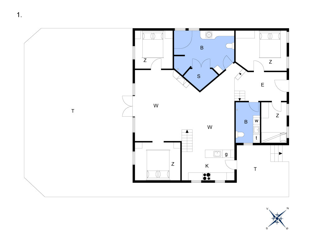 Plantegninger billede af Brandisvej 19, Klitmøller, 7700 Thisted